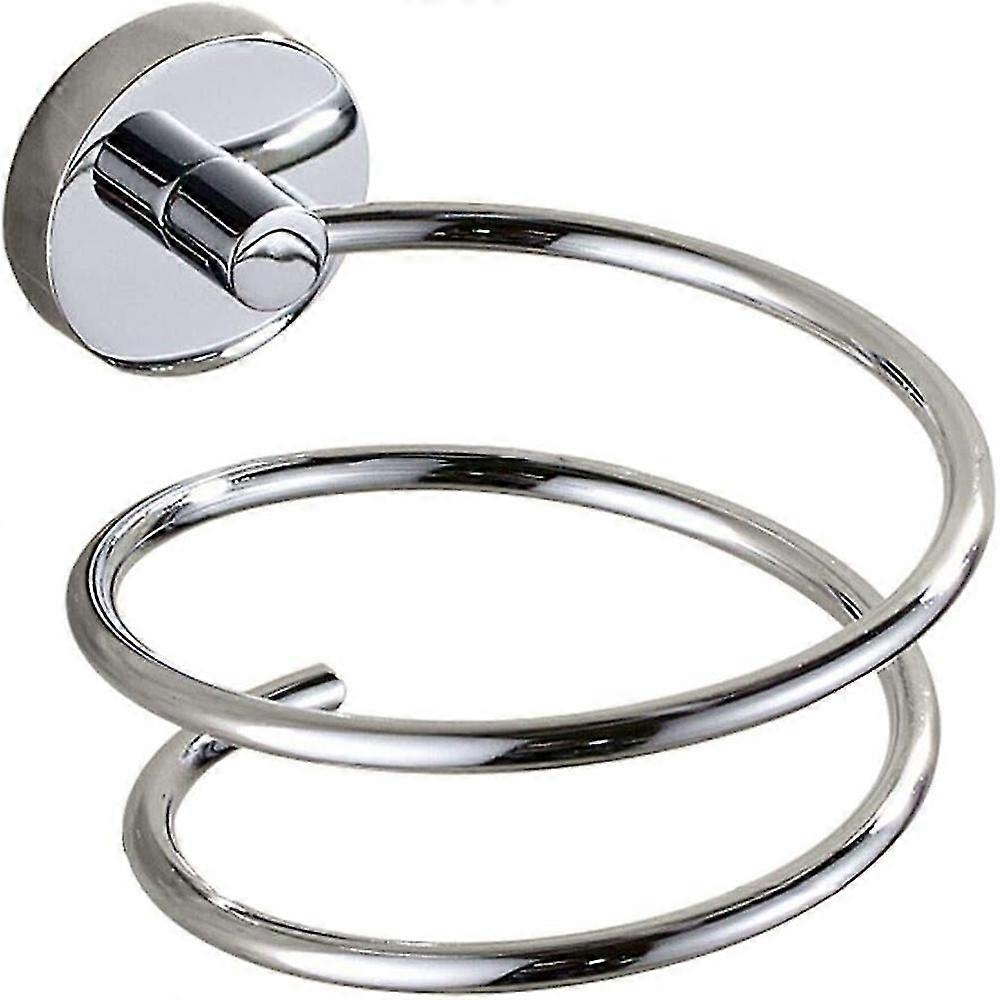 Hårfønerholder 304 rustfritt stål krom baderomstilbehør