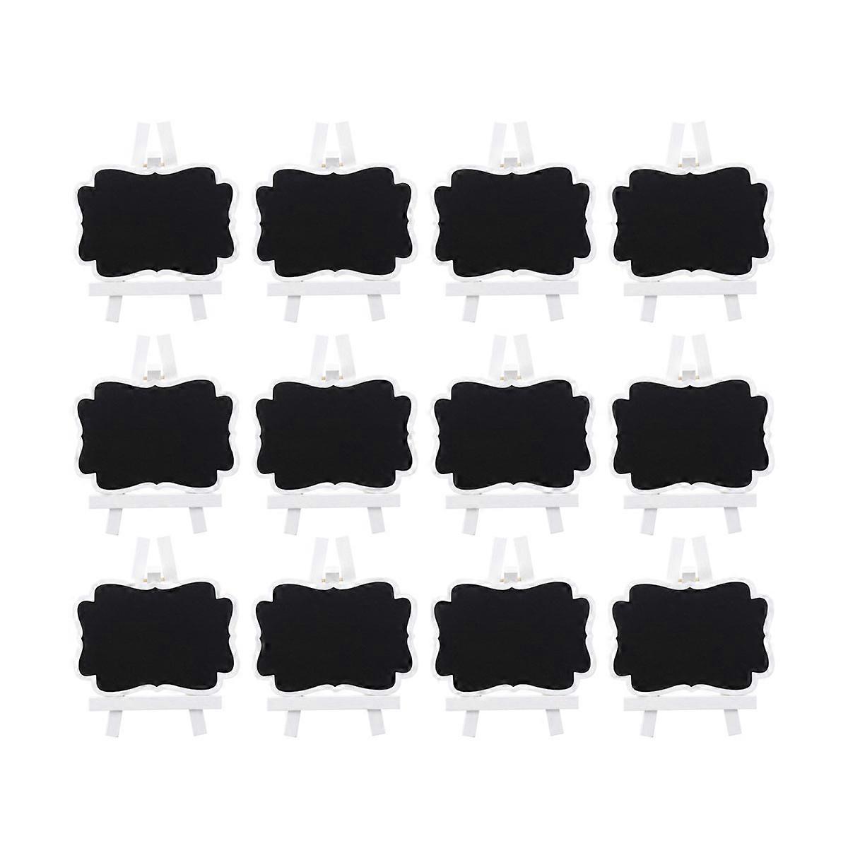 Great! Here's a polished product description for your **12 Pcs Mini Chalkboards with Message Blackboards**, ideal for use in weddings, parties,