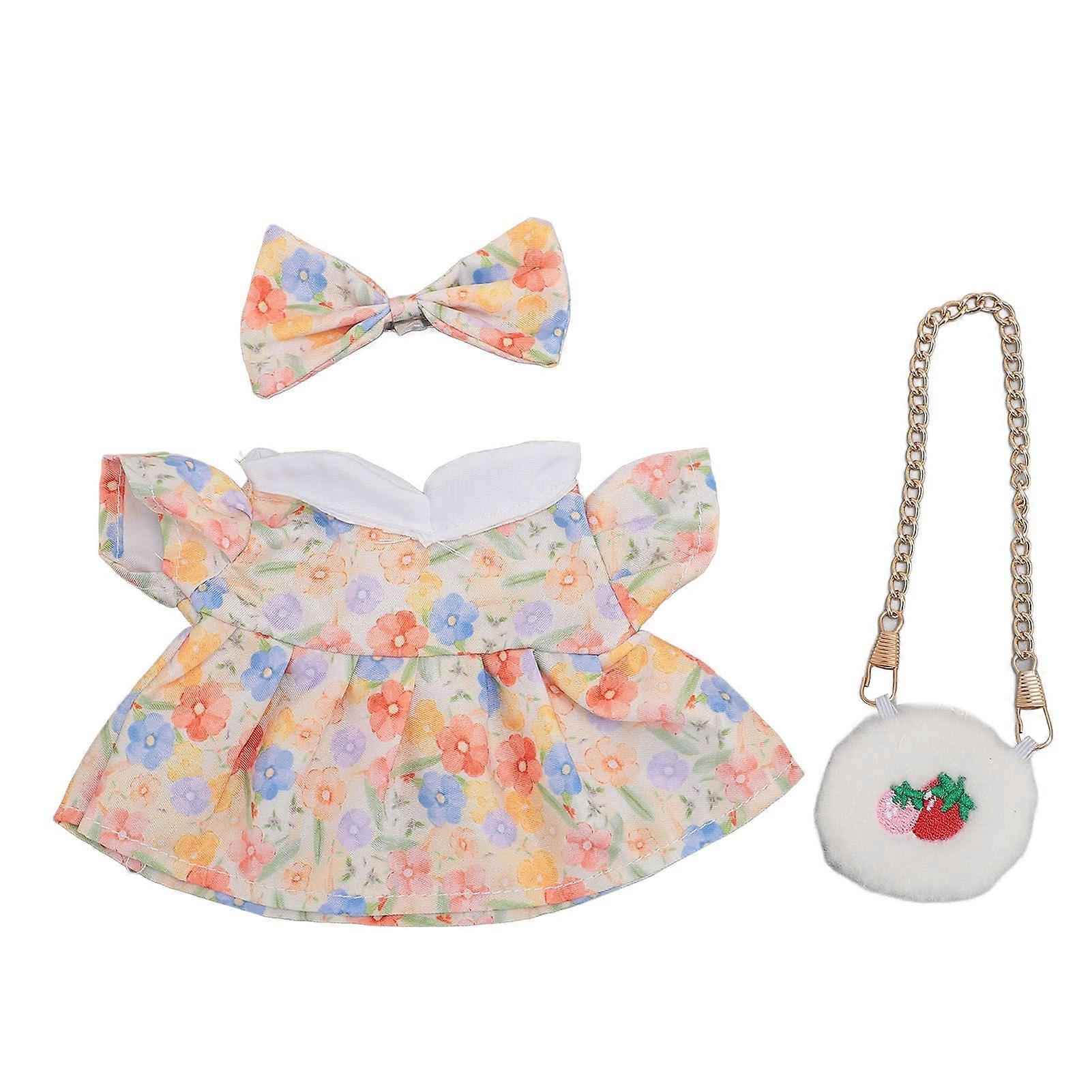 2025 أحدث طراز أفخم دمية ملابس قطن وقماش ربطة عنق 20 سم دمية أفخم