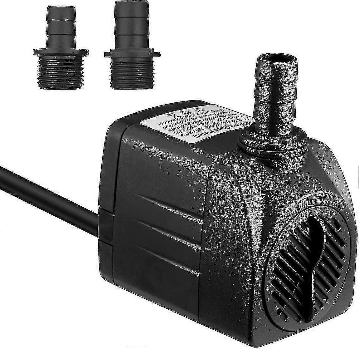 25W 1500L/H υποβρύχια αντλία με 2 ακροφύσια & 5FT καλώδιο για το σιντριβάνι λιμνών ενυδρείου