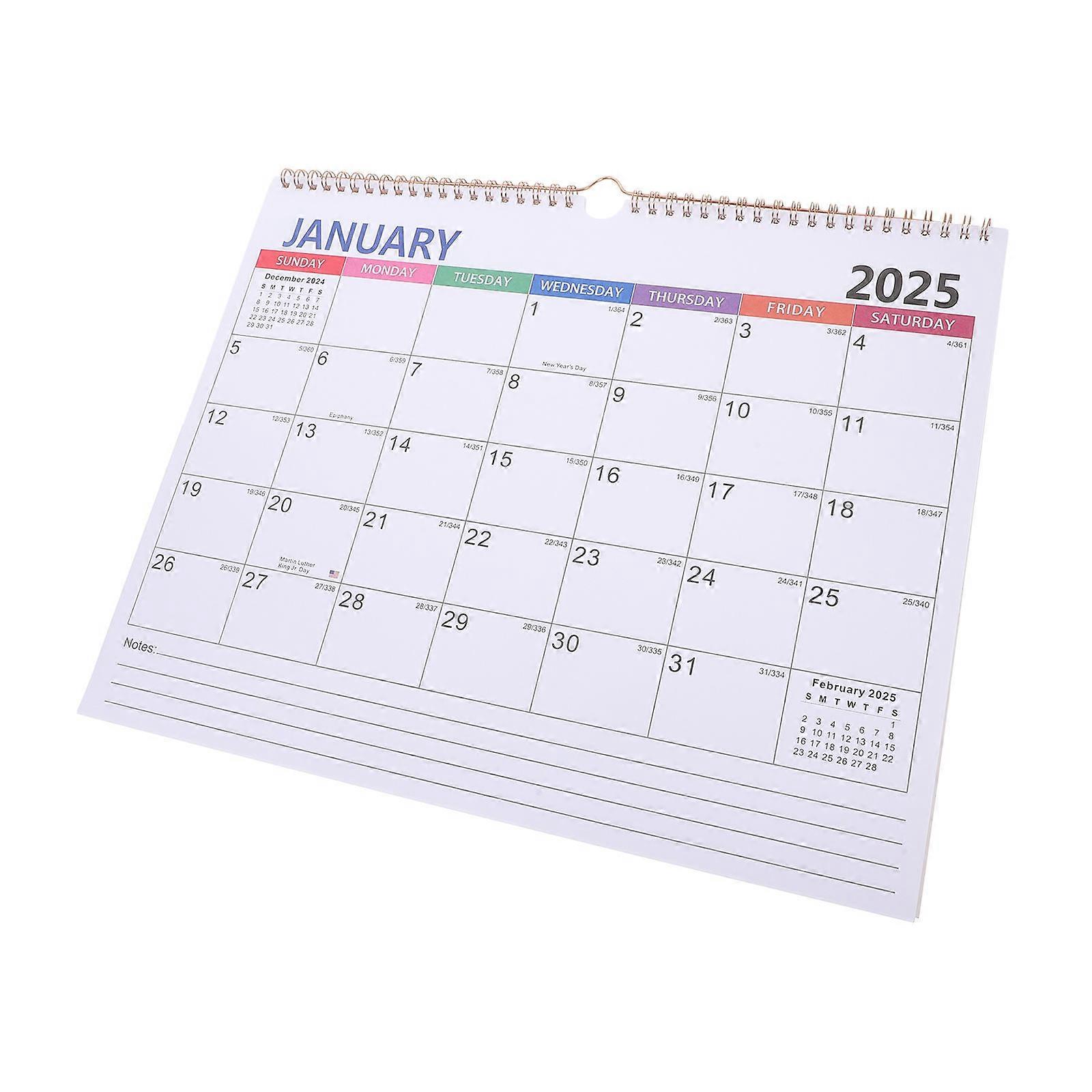 Classroom Wall Calendar with Practical Features, in Efficient Time Management