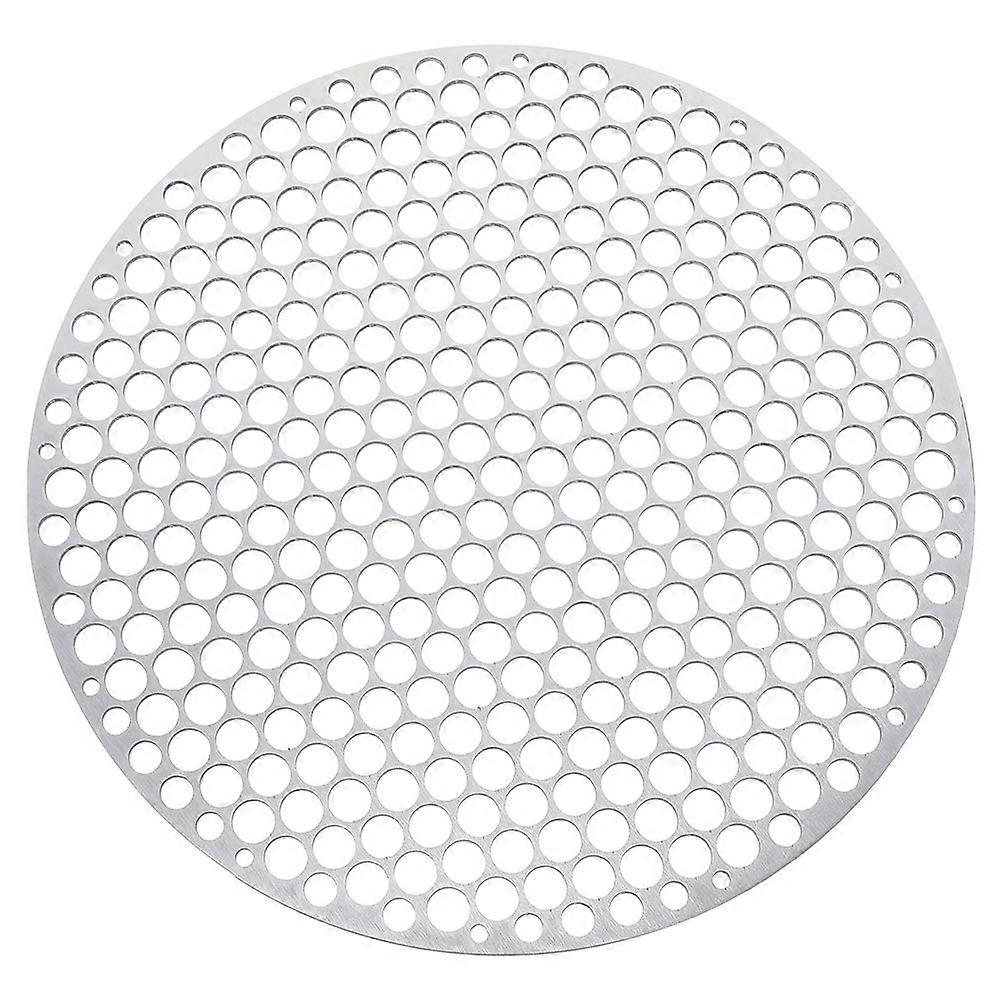 Stainless Steel Round BBQ Grill Rack Mesh for Outdoor Roasting, Cooling Meat, Vegetables, and Poultry – Portable and