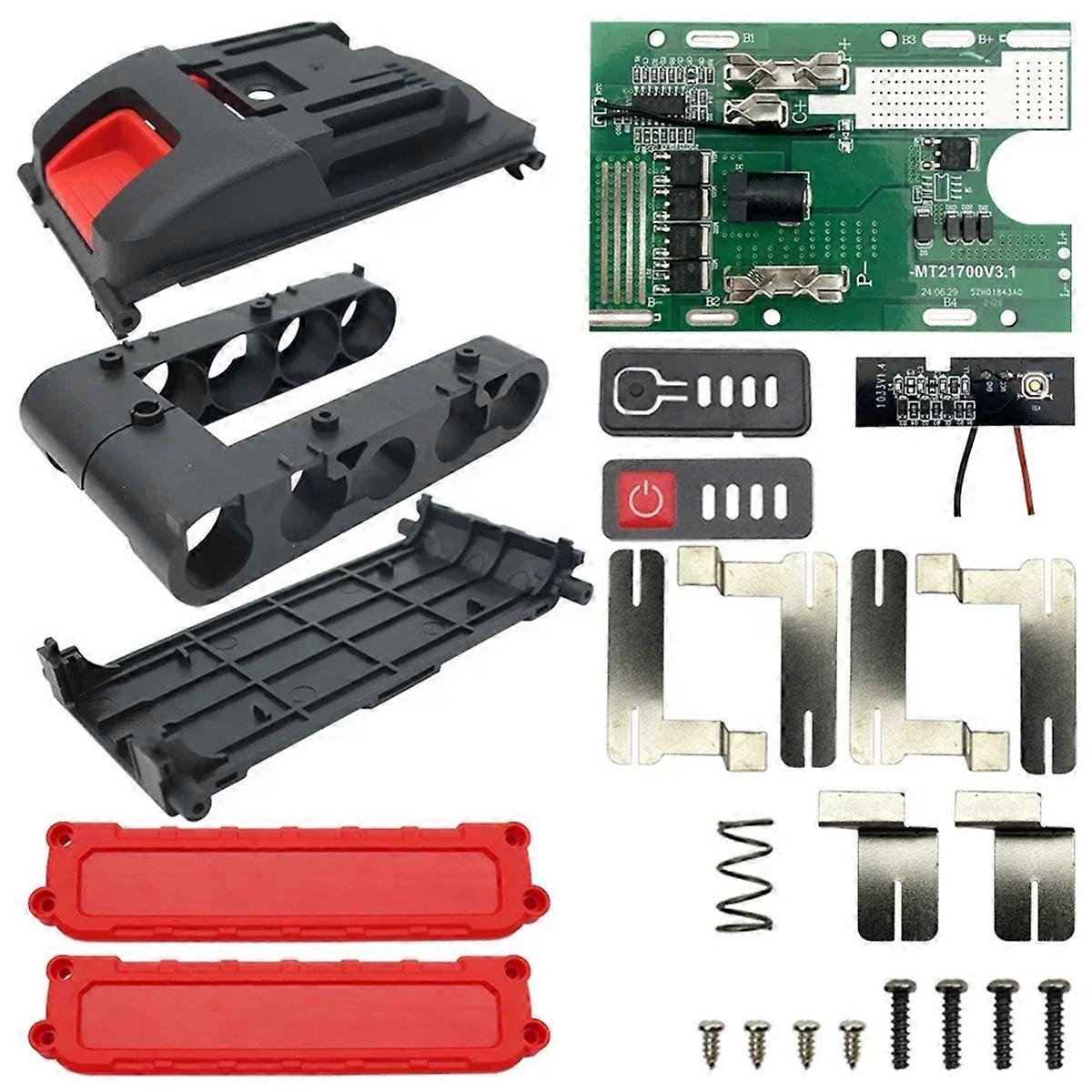 5 Hole 21700 Li-Ion Battery Case Box PCB Protection Board for Zhipu Hongsong Jingmi for 18V Battery
