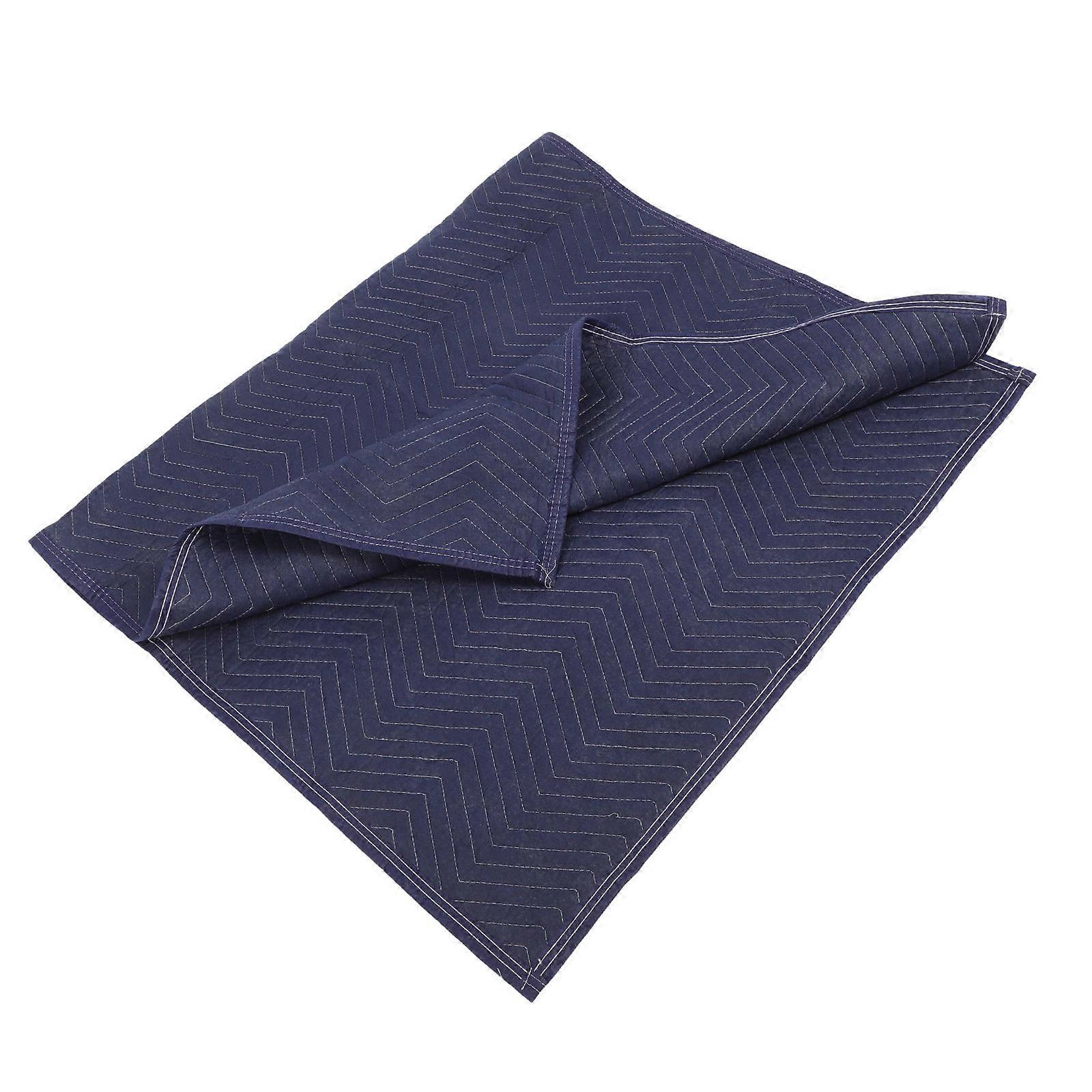 Daily Use Moving Blanket Furniture Protection Non Woven Fabrics Blue 182.00X101.50X0.50CM Anti Vibration 1Pack