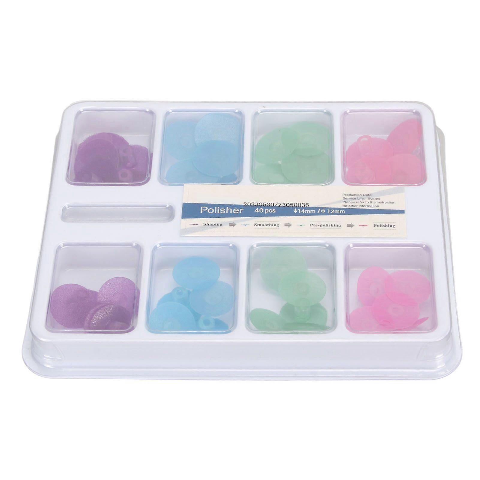 2025 Latest Model 40pcs Dental Polishing Discs Set Surfaces Grinding Different...