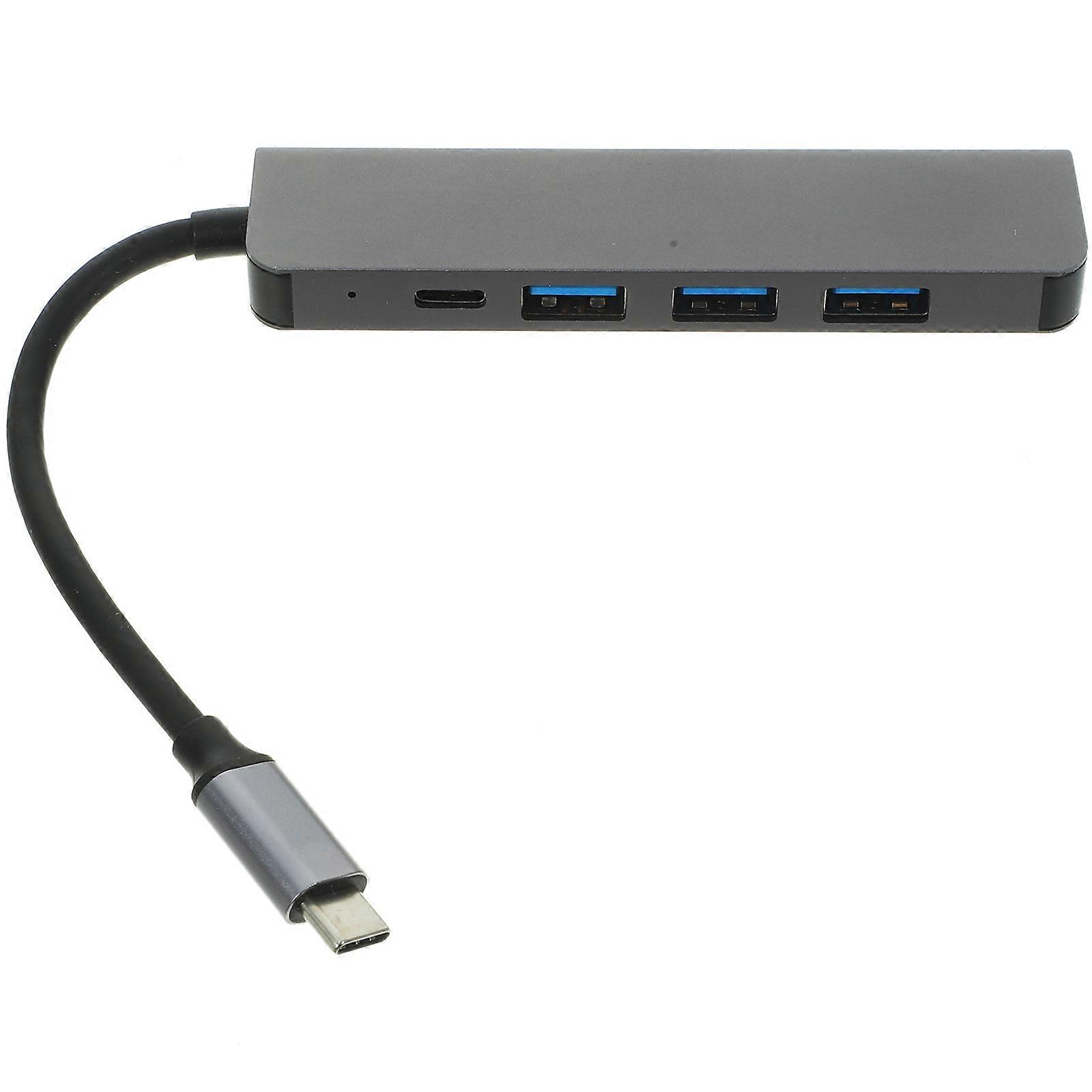 Usb C Docking -In-1 Design Rectangular 4K High Definition Output Multi-Port Expansion For Students Office Work 1Set