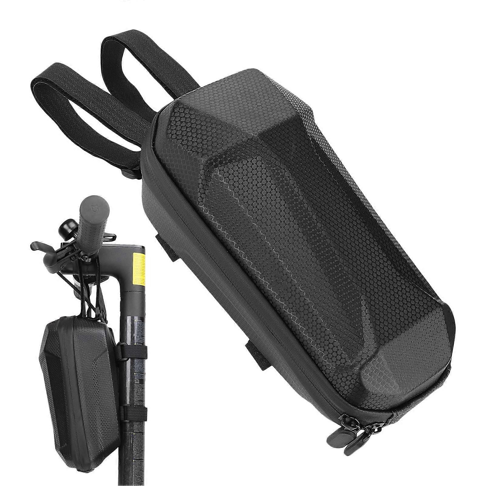 Scooter Bags Handlebar Bag for Electric Scooter Waterproof 2L Capacity Quick Install Reflective Front Frame Tool Carrier