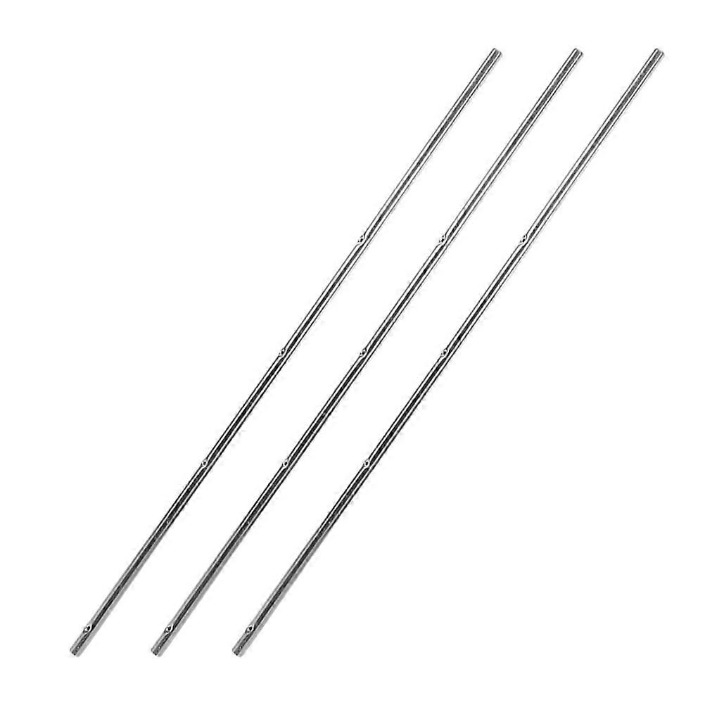 Table Soccer Handle Grip Durable Handle Metal Operation Pole for Table Soccer Machine Accessory 8mm Diameter 3Pcs
