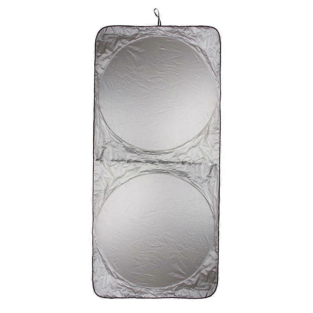 Car Windshield Shade Reflective Heat Reduction UV Protection Silver 150x70cm Vehicle Owners Summer Sun Protection 1Set