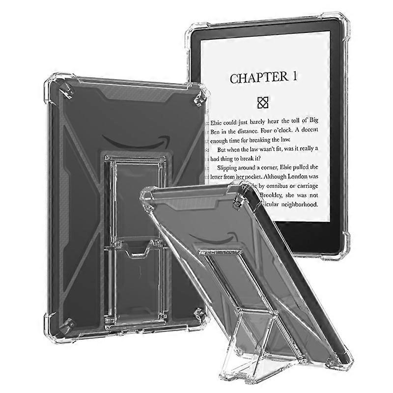 For Amazon Kindle Paperwhite 5 (2021) Shockproof TPU Case with PC Kickstand to Free Hands