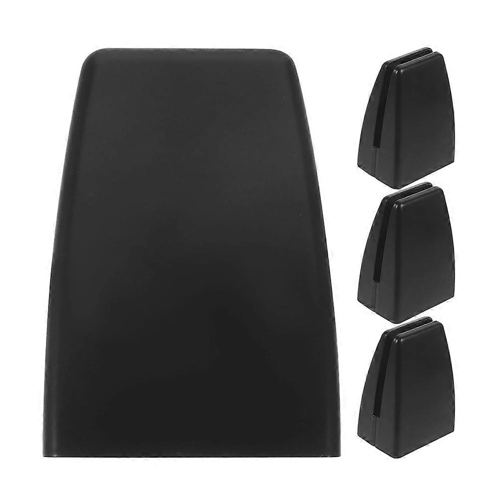 مكتب مقسم كليب حامل تثبيت مكتب مستقر ملحقات مكتب أسود 6.00X4.20X3.60CM 4 قطع