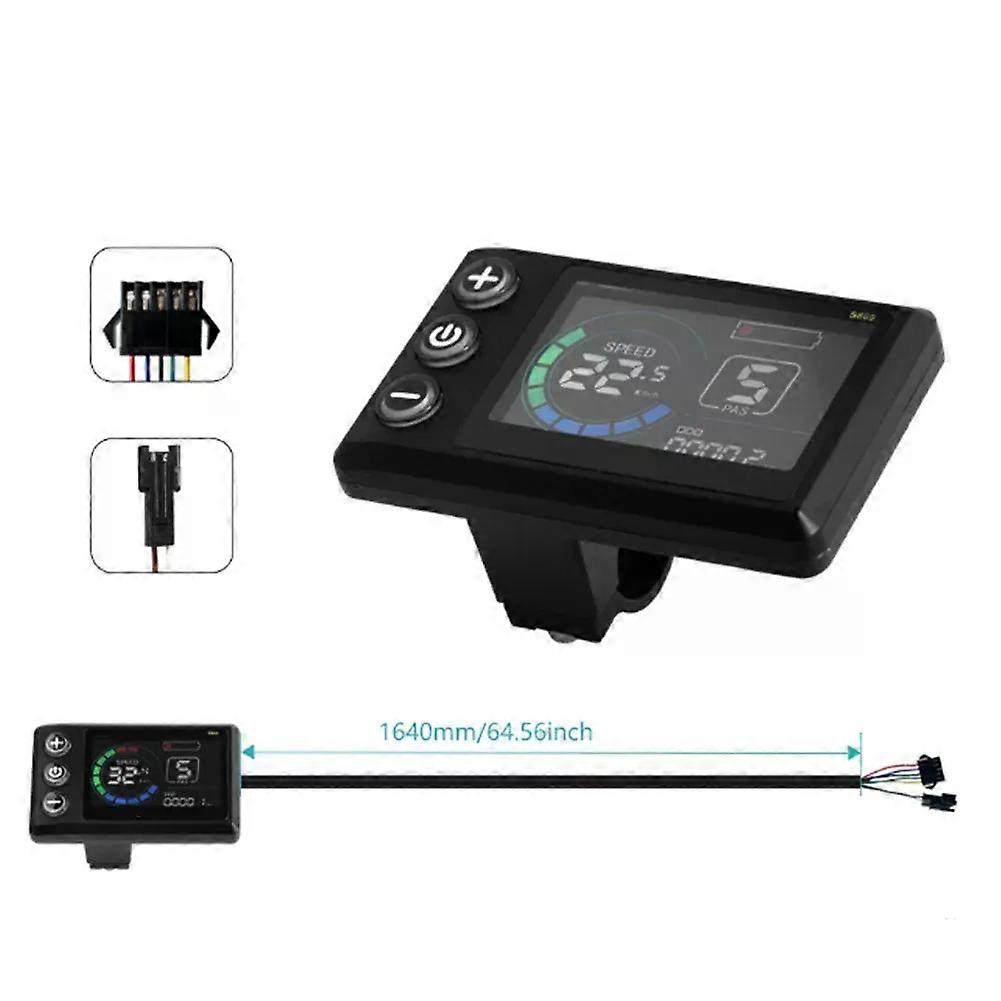 Electric Vehicle Monitoring S869 LCD Display Electric Scooters Mountain Bike Instrument Advanced Smart Chip Large LCD Screen-fj