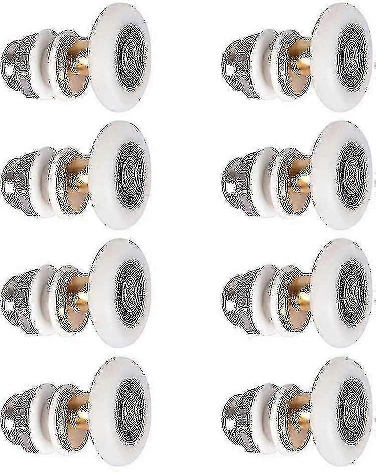Τροχίσκος κυλίνδρων πορτών ντους - 8pcs 23mm συρόμενοι κύλινδροι αντικατάστασης