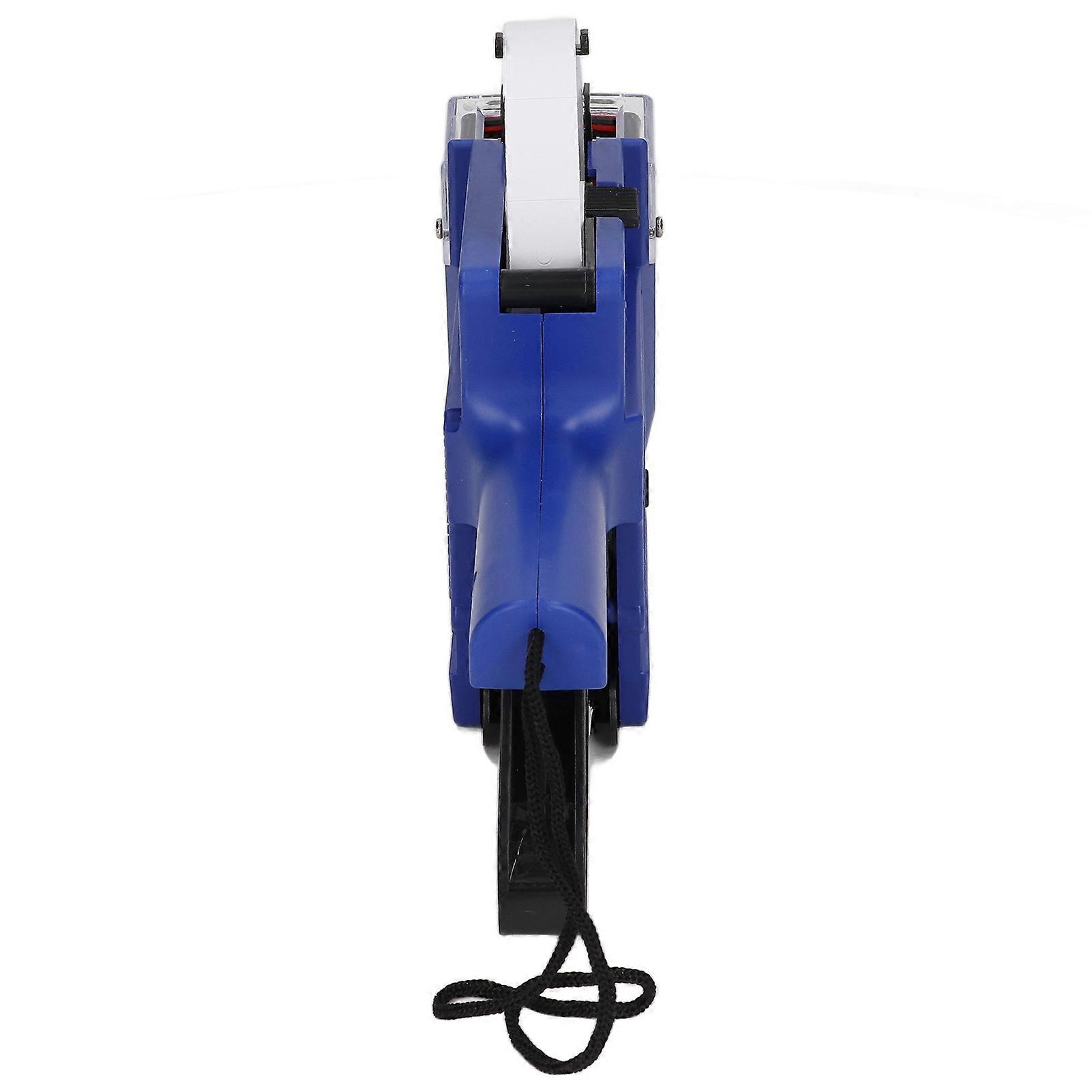 10 Digit 2 Line Price Tag Gun Labeler Marker Attachment Tool for Office Retail Store Blue