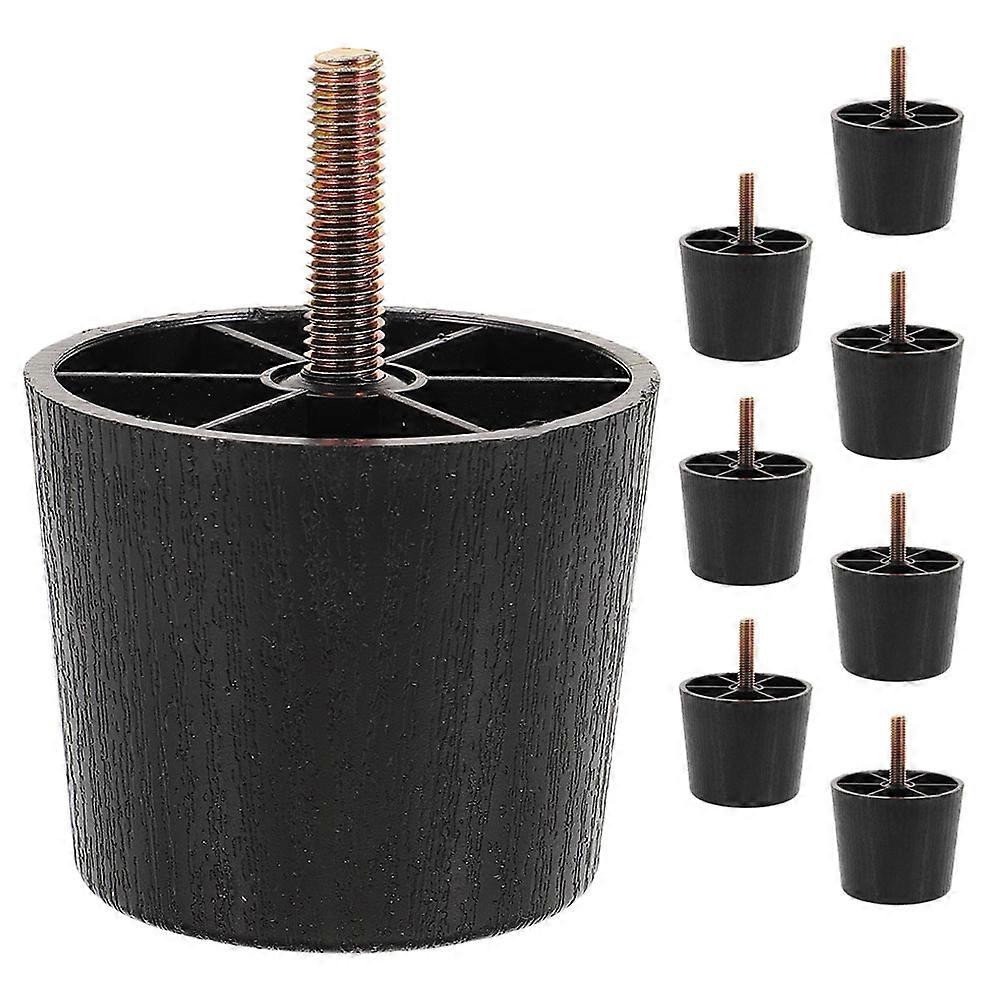 Furniture Leg Stabilizers Screw On Furniture Glides Leveler Height Adjustment 8.00X8.00X6.00CM 8Pack