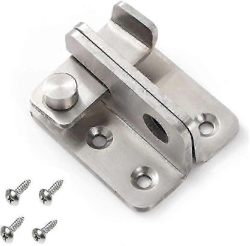 Small Anti-theft Door Padlock with Stainless Steel Toggle Latch, Suitable for Various Door Types, Left Open Design for Enhanced Security