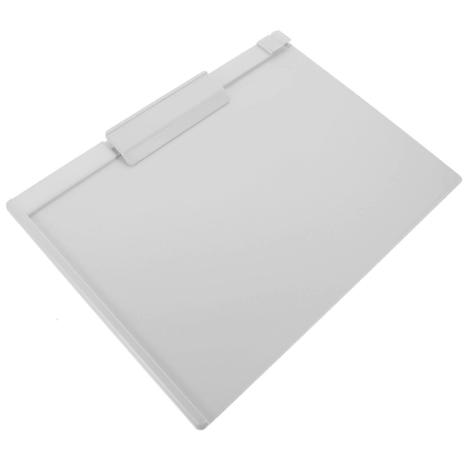 Multi-Function Clipboard Practical Writing Board Office Work Rectangular Grey 31.80X23.80X1.60cm File Storage 1Pack