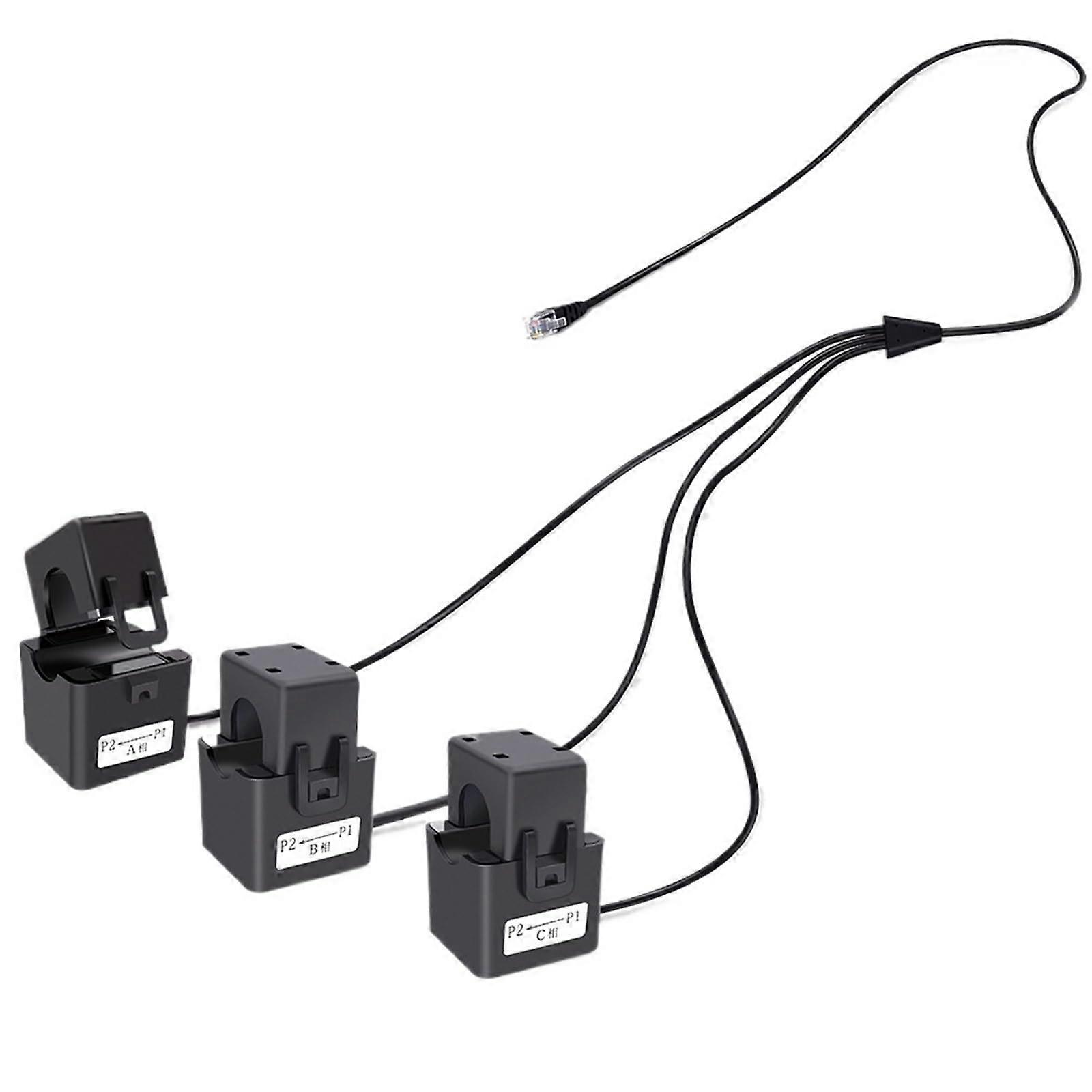ZDKCT16M3 3in1 with RJ12 Low Voltage RoHS 60A AC CT Meter Clamp Sensors Current Transformer (50A 25mA)