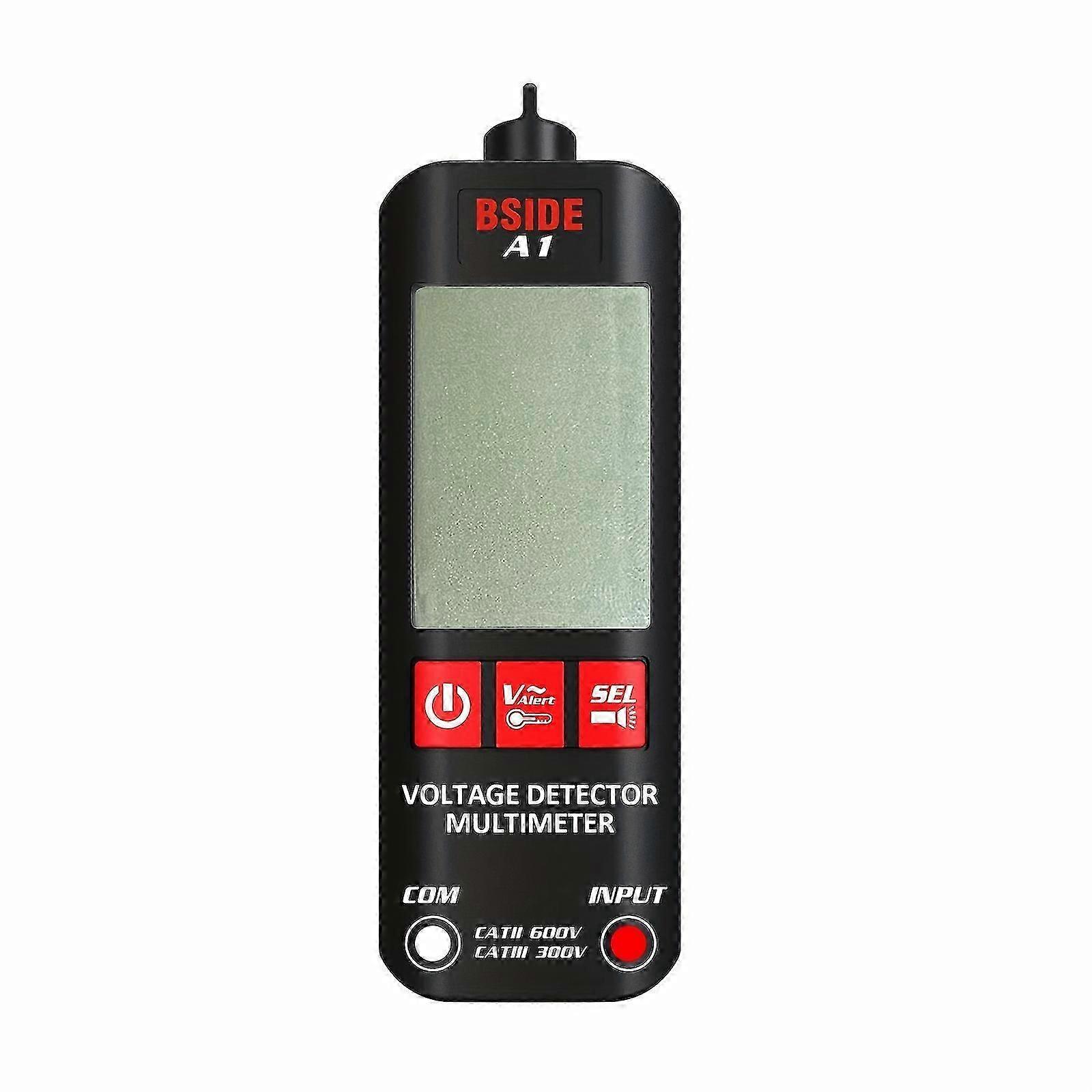 A1 Smart Multimeter with Anti-Burn Shield - Advanced Digital Tester for AC/DC Voltage, Current, Resistance, Continuity & Temperature - Non-Contact, Fl
