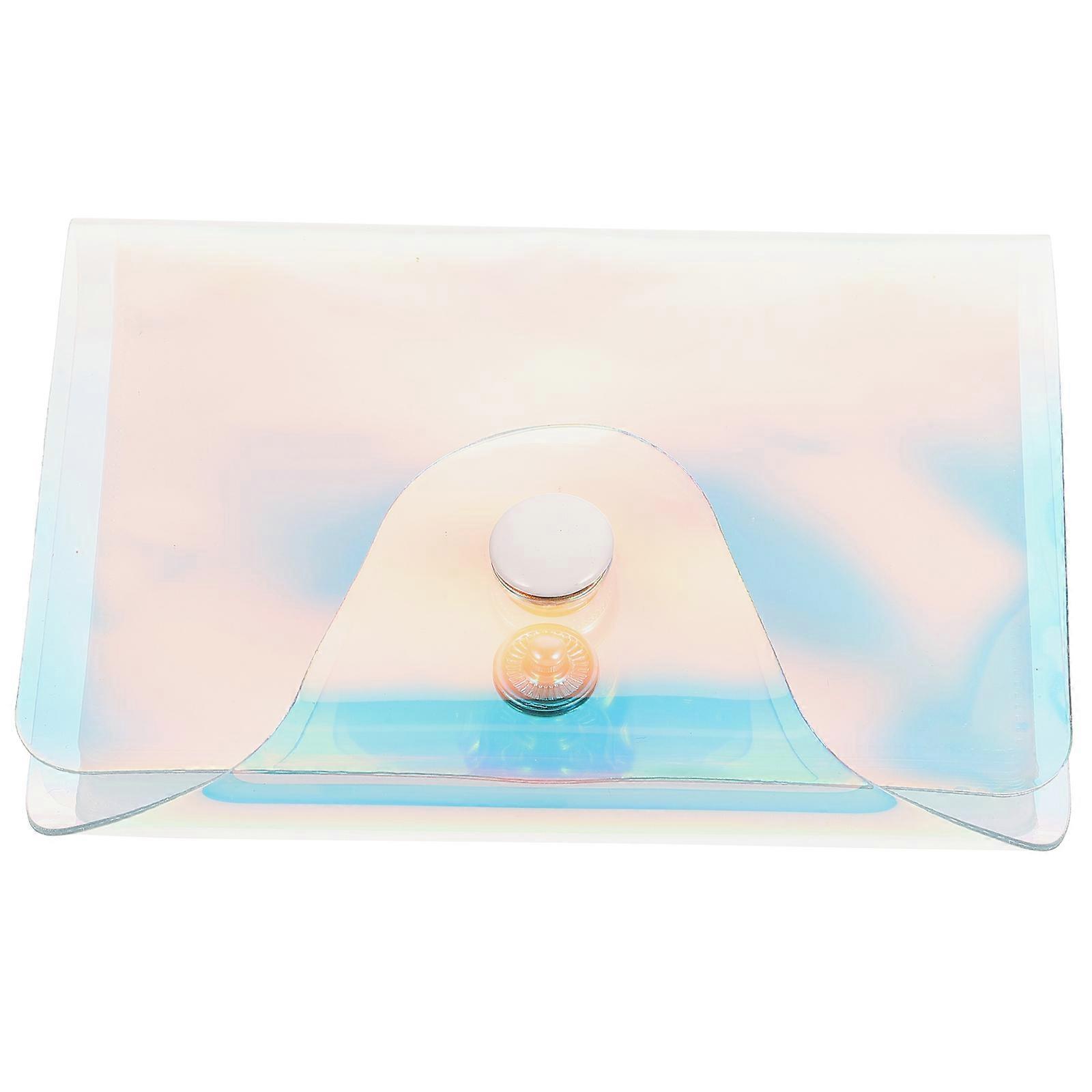 Holographic Clear Card Holder Card Storage Rectangular 1Pcs