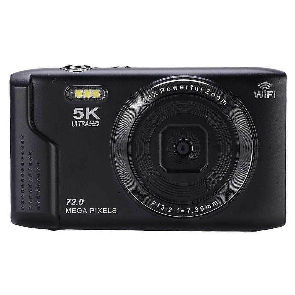 S95 Pro 5K Appareil photo numérique 16x Zoom WiFi 72MP 2,8 pouces écran LCD Vlogging Photography Camera