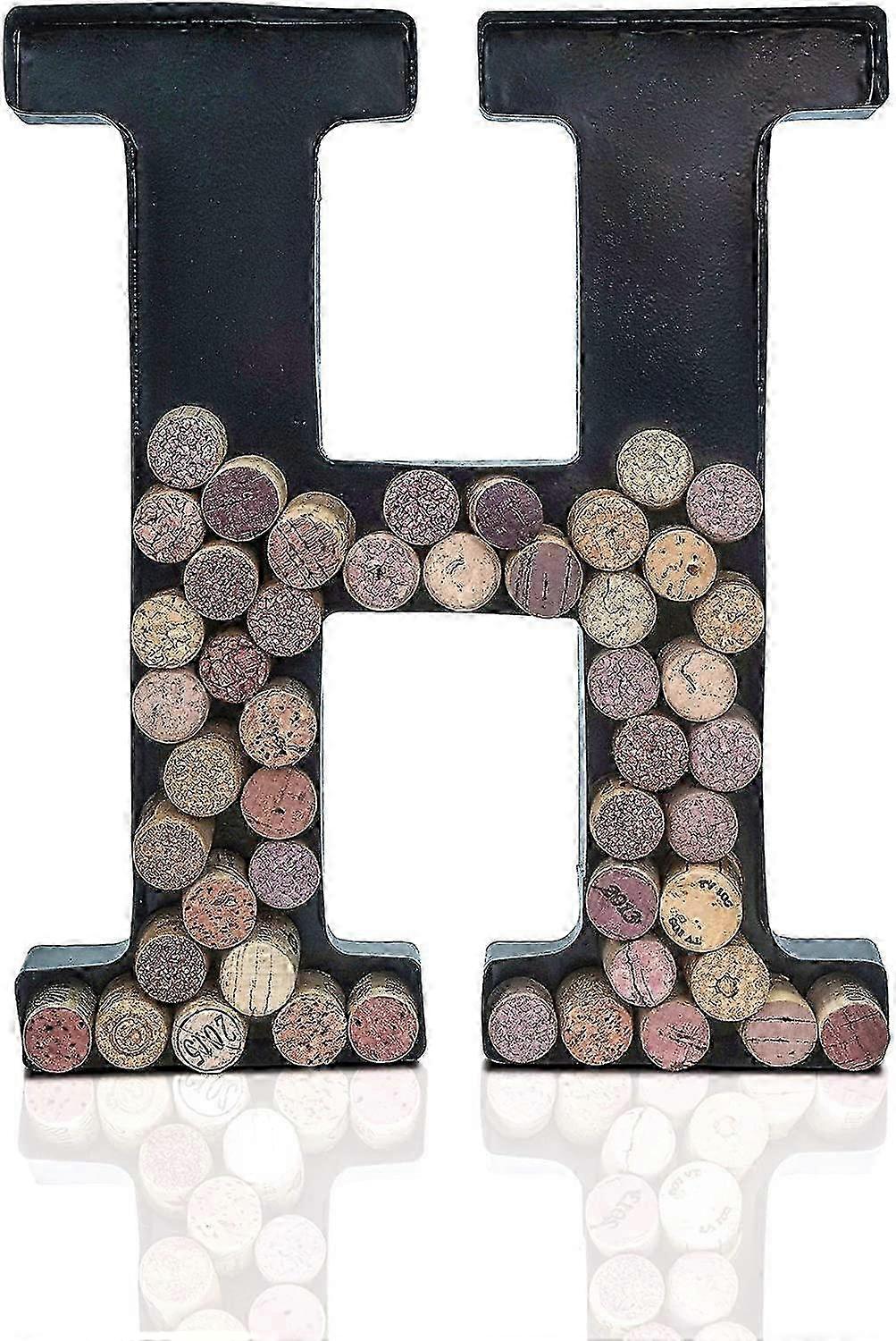 H Letter Design Weinflaschenhalter