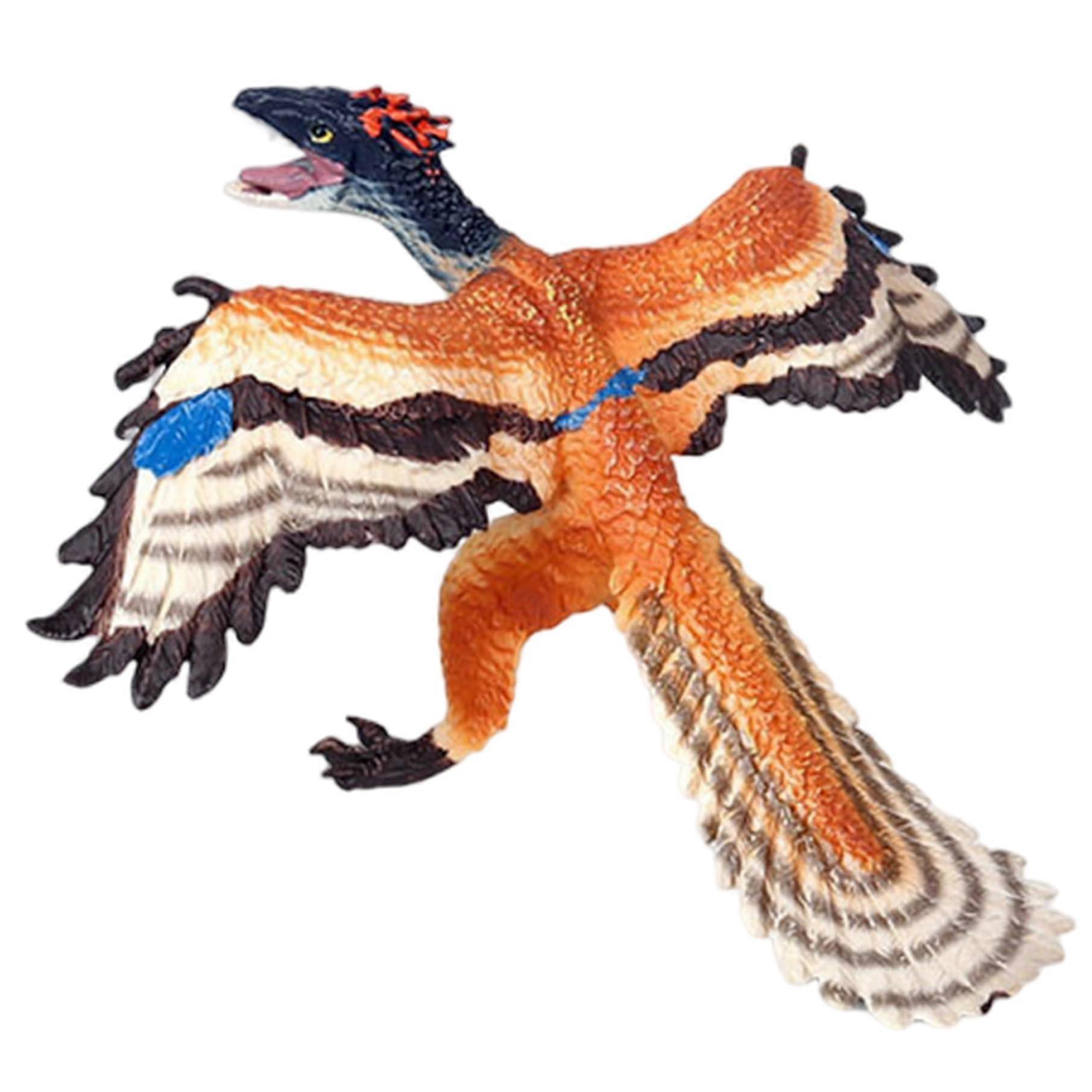 Children's Dinosaur Toy Archaeopteryx 4.33 x 5.12 x 2.56 Safe Plastic Realistic Simulation for Creative Gifts and Parties