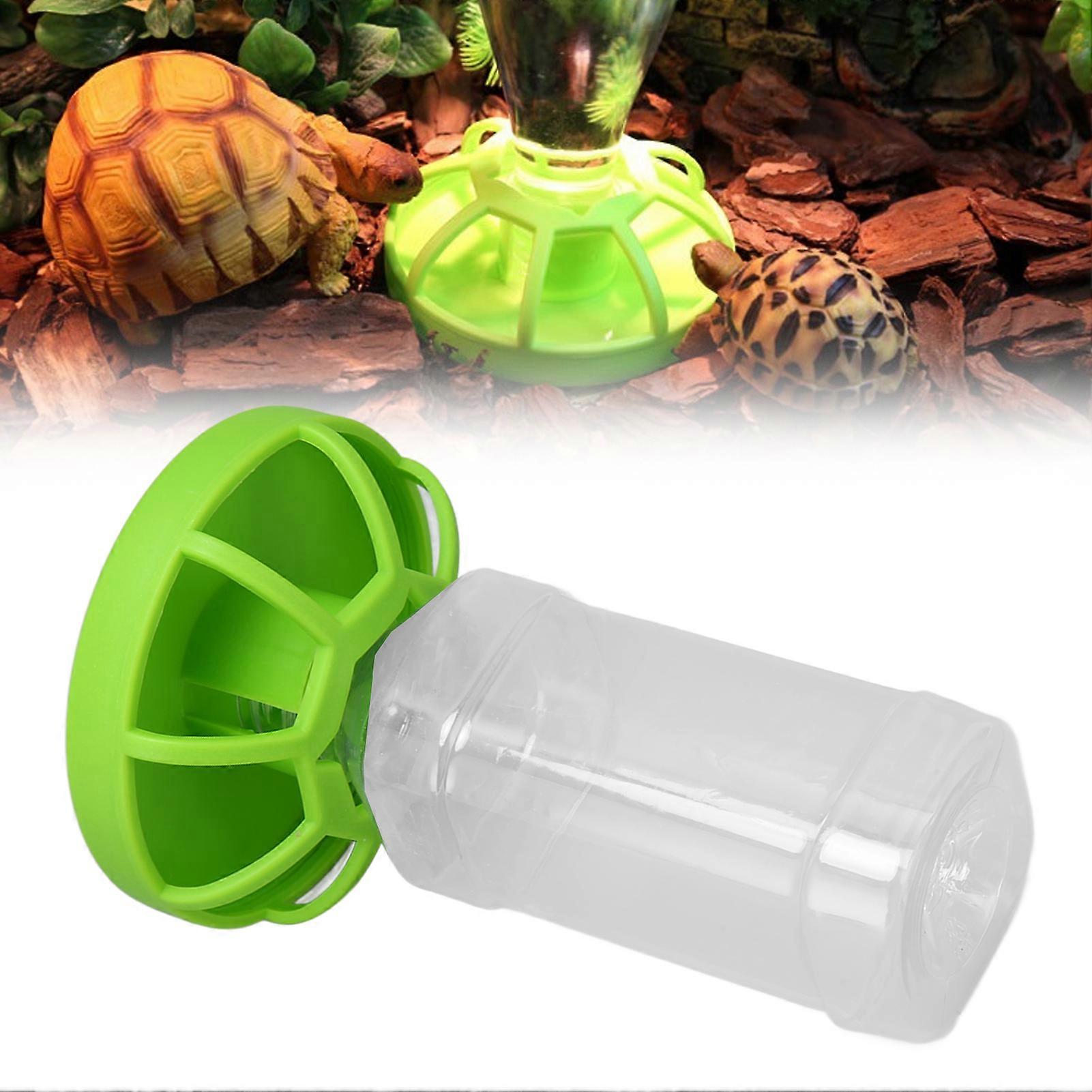 Reptile Water Bottle Turtle Automatic Feeder Waterer Dispenser with Water Bottle for Lizard Tortoise Chameleon Small 