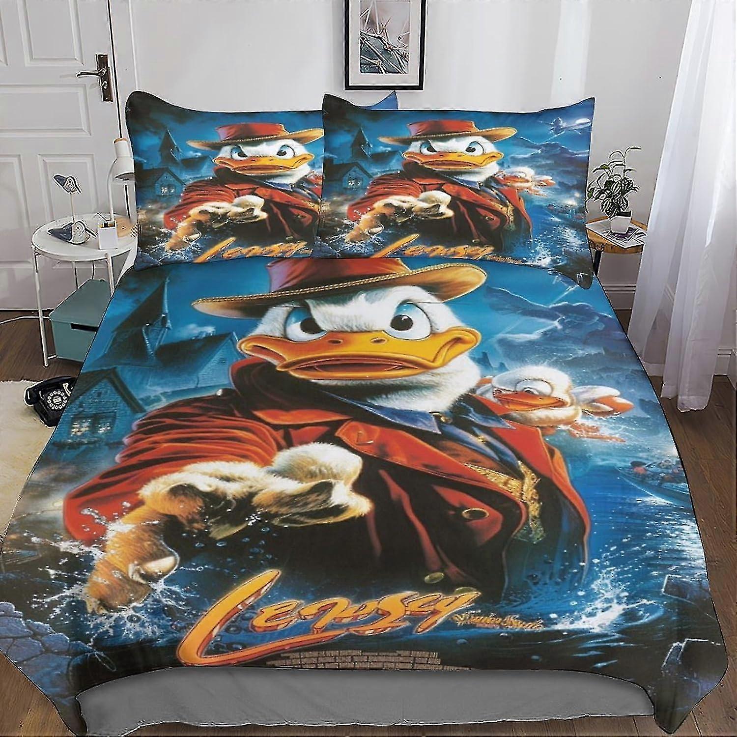 Premium Duvet Cover Set with Hidden Zipper Closure - Vibrant 3D Print Microfiber Cartoon Bedding Set for Boys