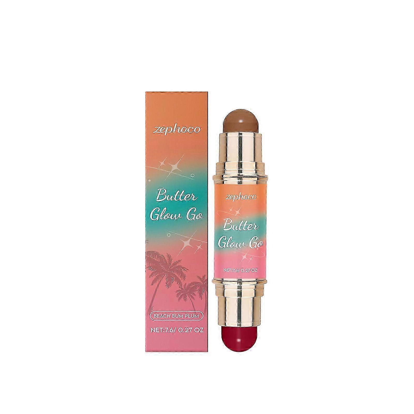 Butter Glow & Go Multiuse Stick, formula ultra cremosa con finitura radiosa, contouring multiuso e blush 2-in-1stickTexture liscia, facile da applicare