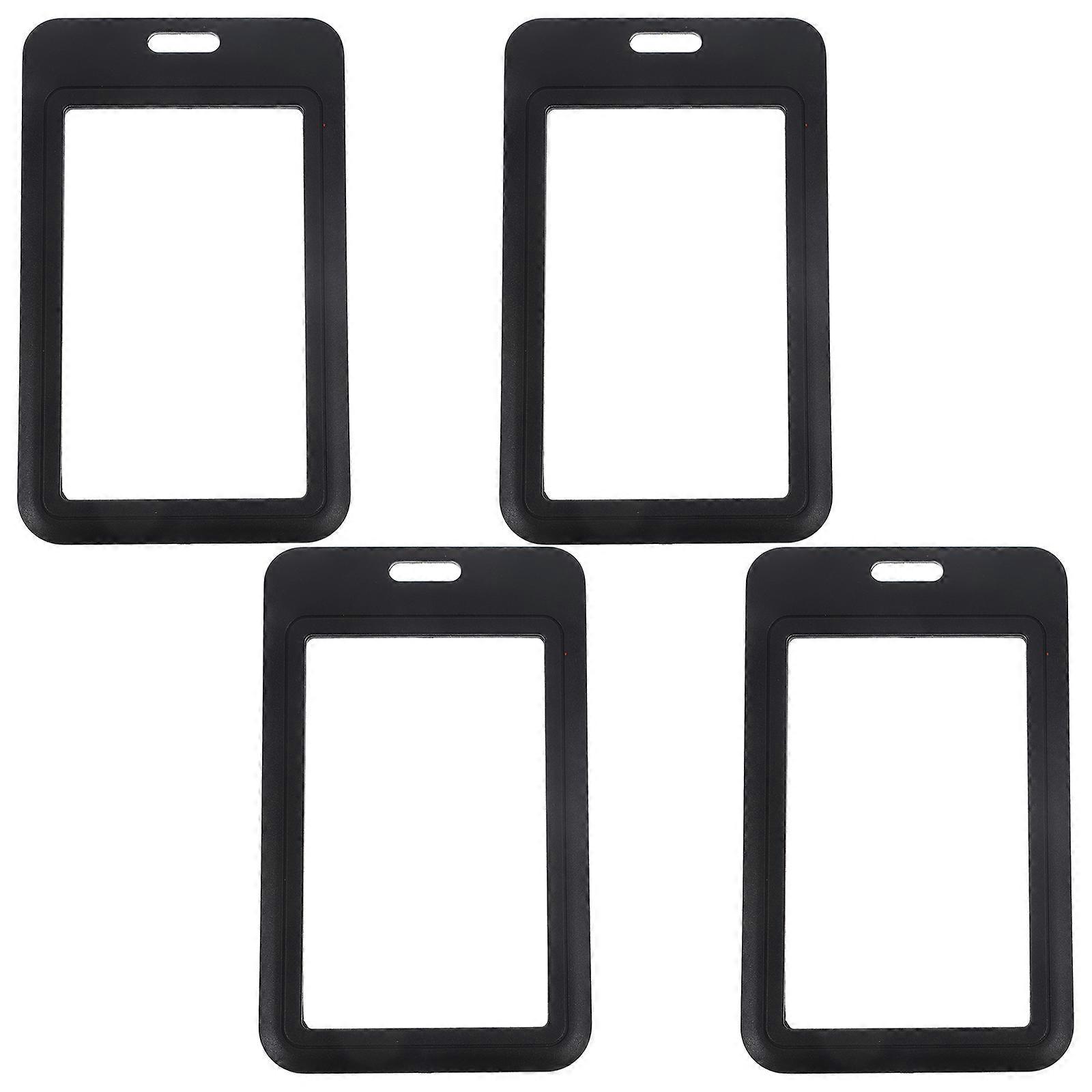 ID Card Case Card Storage Case Protection Office Use 4Pcs
