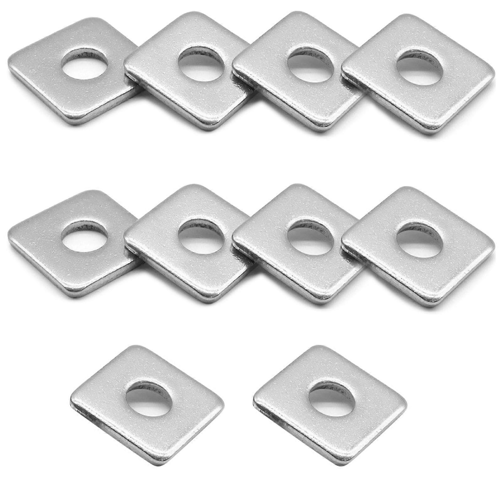 Sourcingmap Square Washer, Metal Construction, Standard Size, Bolt Compatible