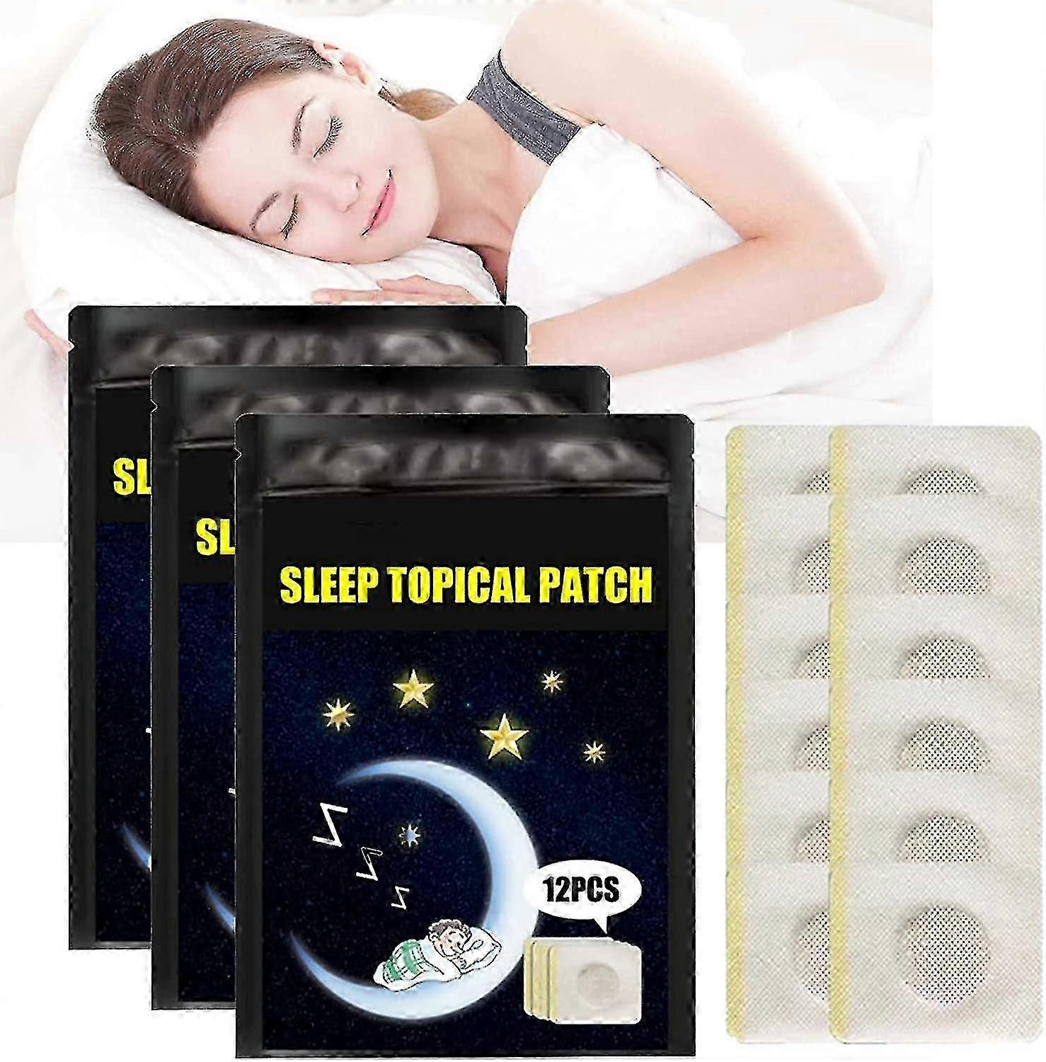 Sleeping Patch, Sleep Support Patches, Upgraded, All Natural Deep Sleep Patches, Helps You Fall Asleep Faster, Stay Asleep Longer