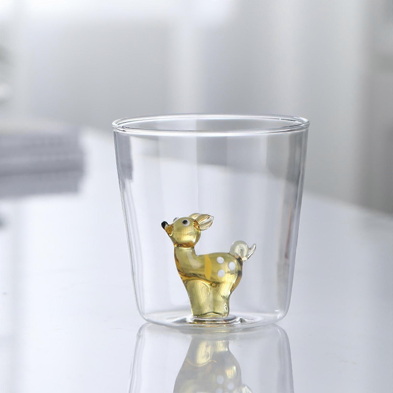 3D-Kristallglasbecher, transparenter Glasbecher mit 3D-Muster, Milchschokoladenriegel, Getränke, Eiskaffeetasse, Safttrinkgeschirr