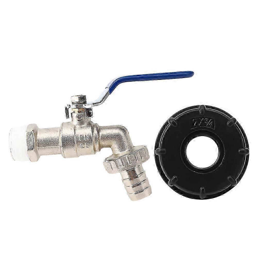 IBC Tank Adapter Garden Water Tap Hose Cap Connector Fitting Parts G3/4in Brass Faucet