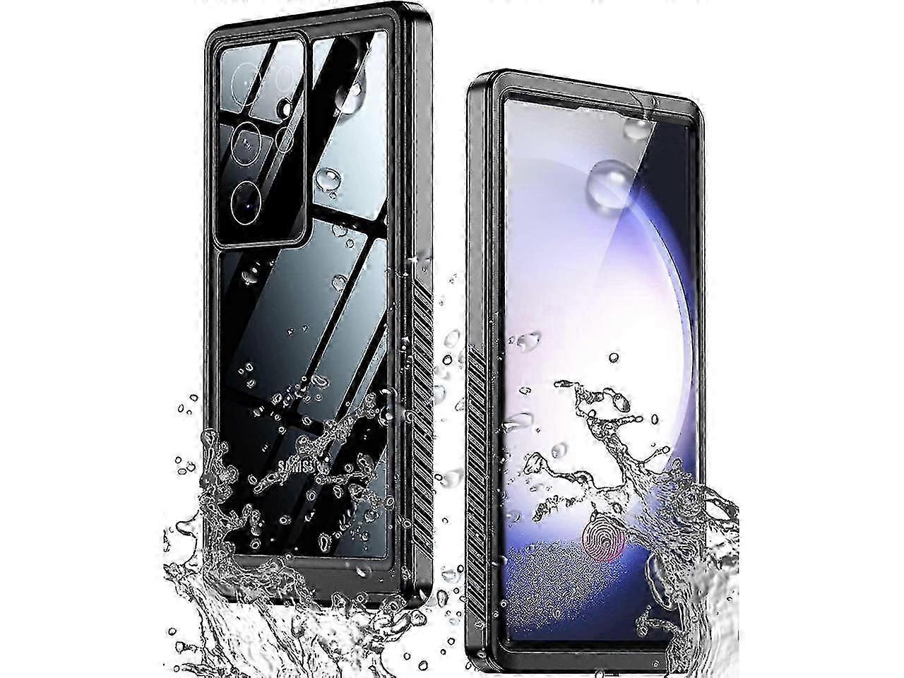 For S23 Ultra Case Waterproof, Waterproof Case With Built-in Screen Protector Protective Cover For S23 Ultra 6.8' 202