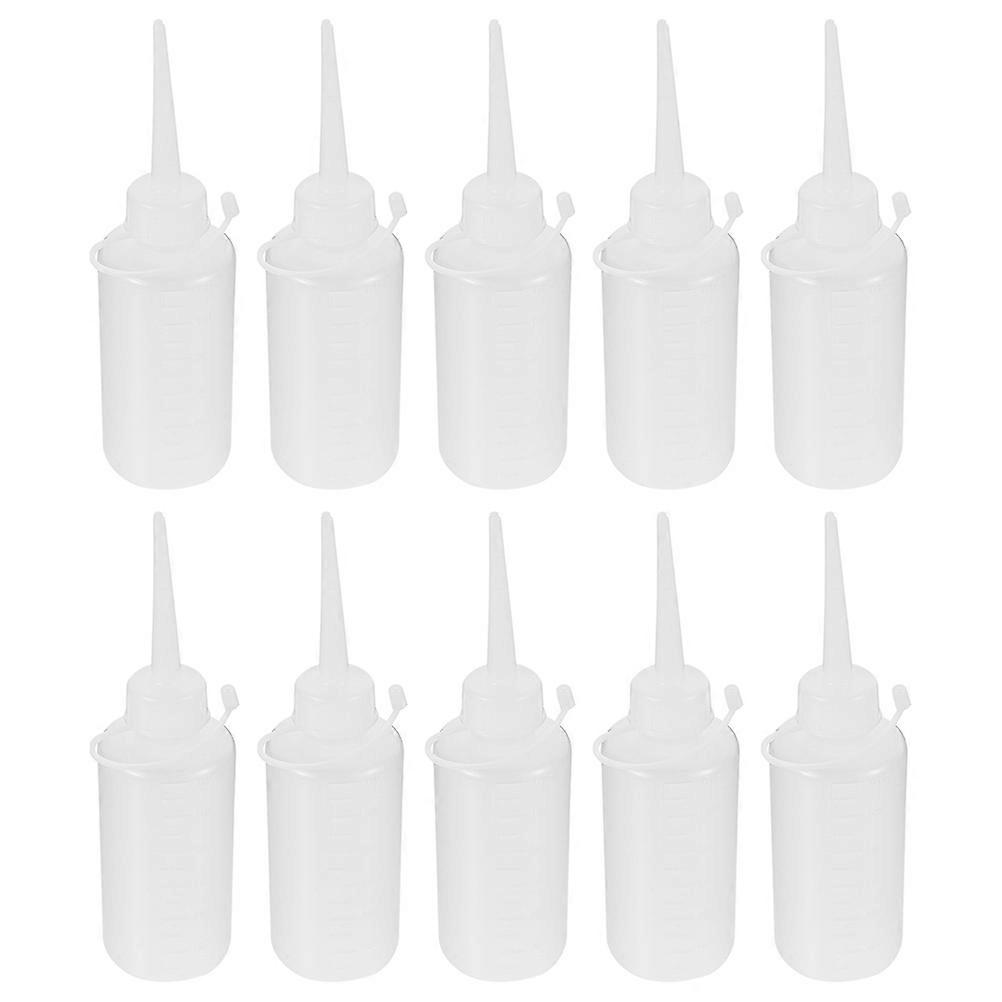 8pcs Oil Dispensing Bottles Squeeze Bottles For Sewing Machine Oil Durable For Liquids For Glue Saline And Solvents