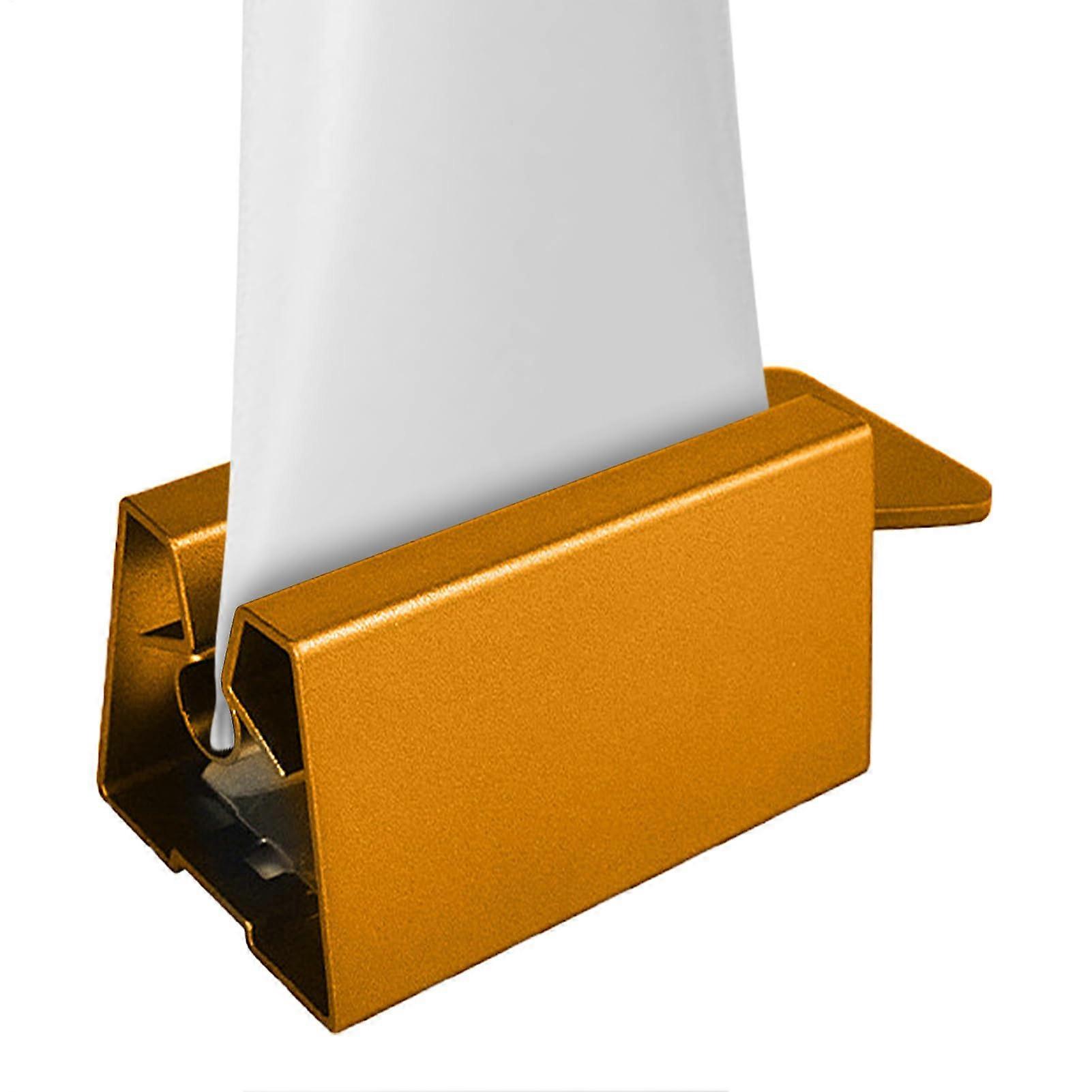 Toothpaste Squeezer, Aluminum Roller, Dispenser with Wringer Rollers, for Toothpaste, Crafts, Glue, Ointment, Helps Reduce Waste, Gold