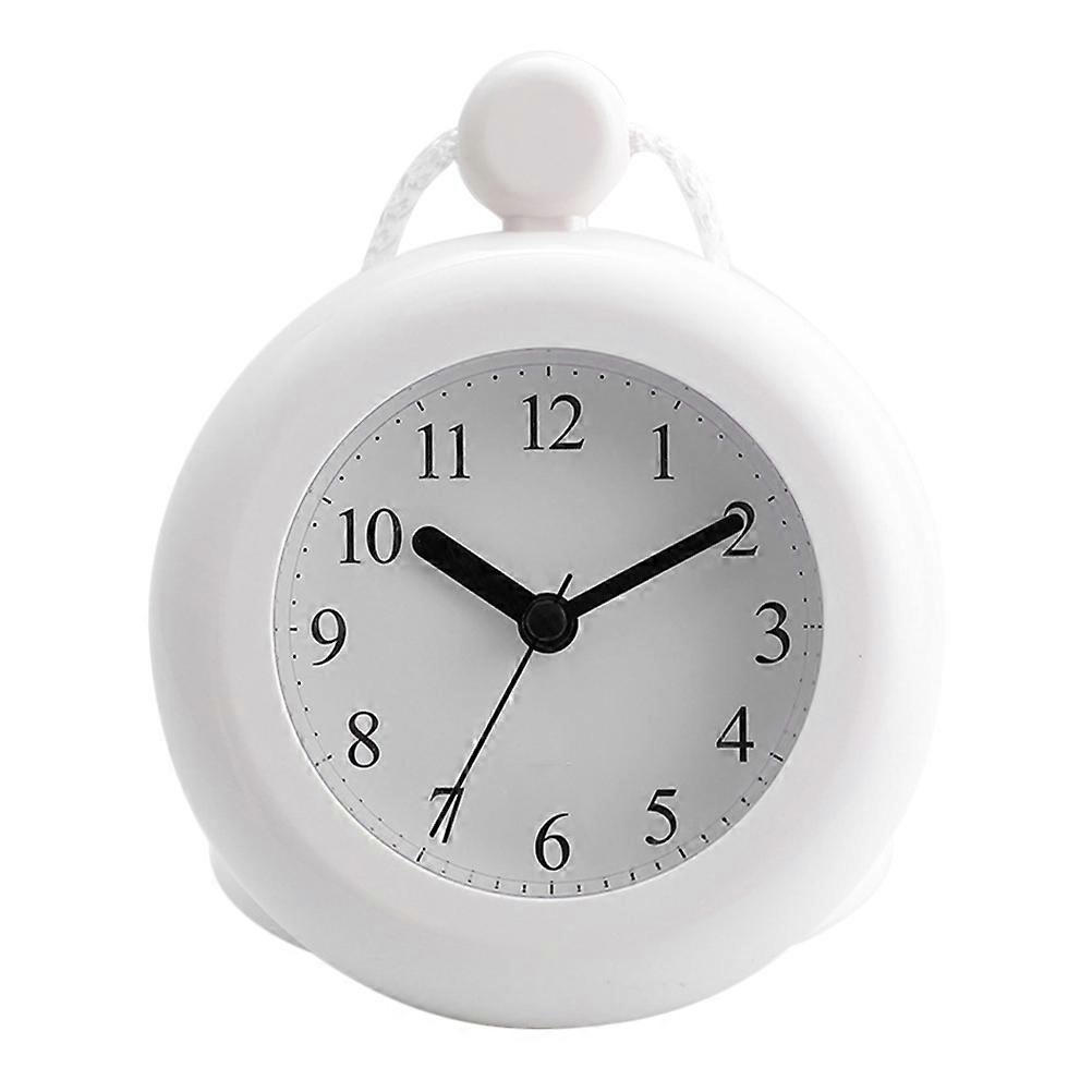 Waterproof Bathroom Clock Wall Clock for Home Room Kitchen Vintage Style Rectangular Time Display 1Pack