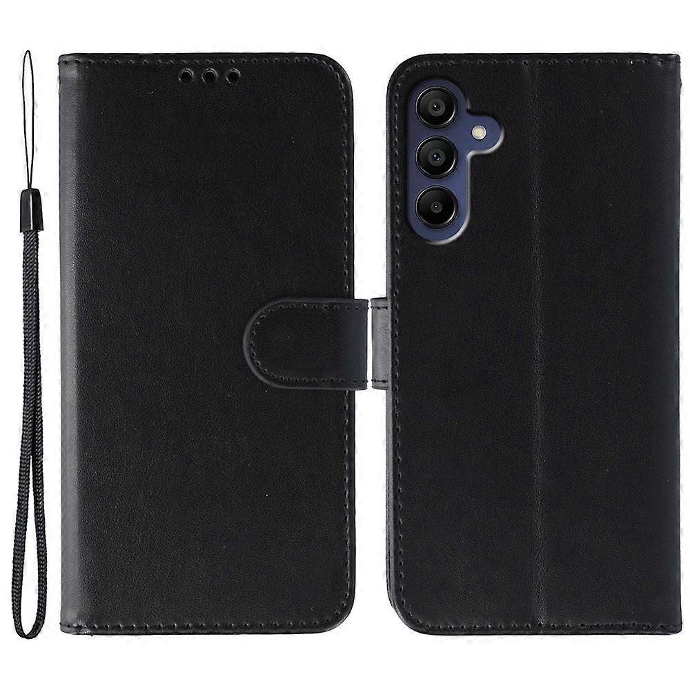 Compatível Para Samsung Galaxy S25 FE Capa de Telefone Carteira de Couro PU com Alça