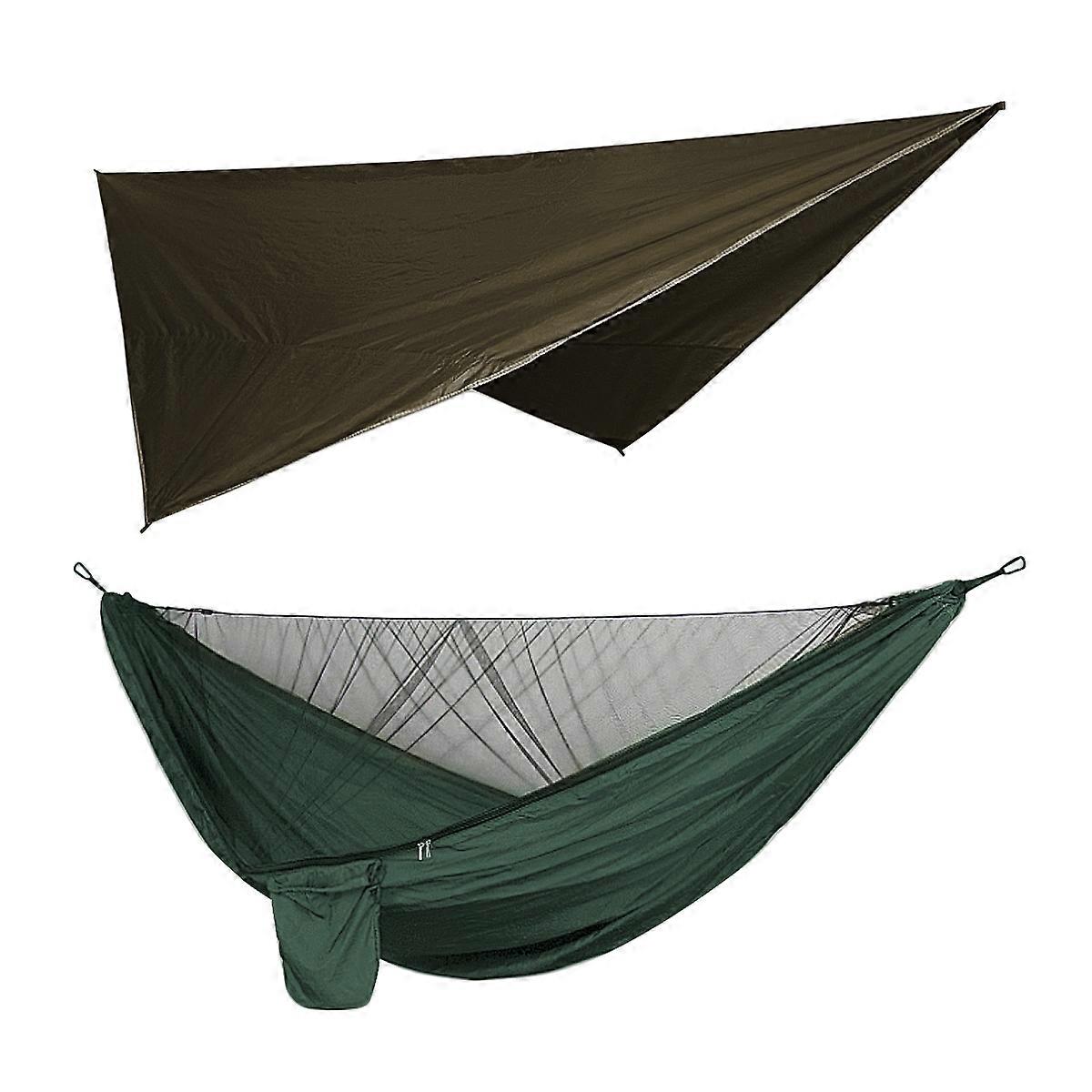 Camping Essentials Hammock Tent Mountain Climbing 320X260X0.2cm Waterproof 1Set