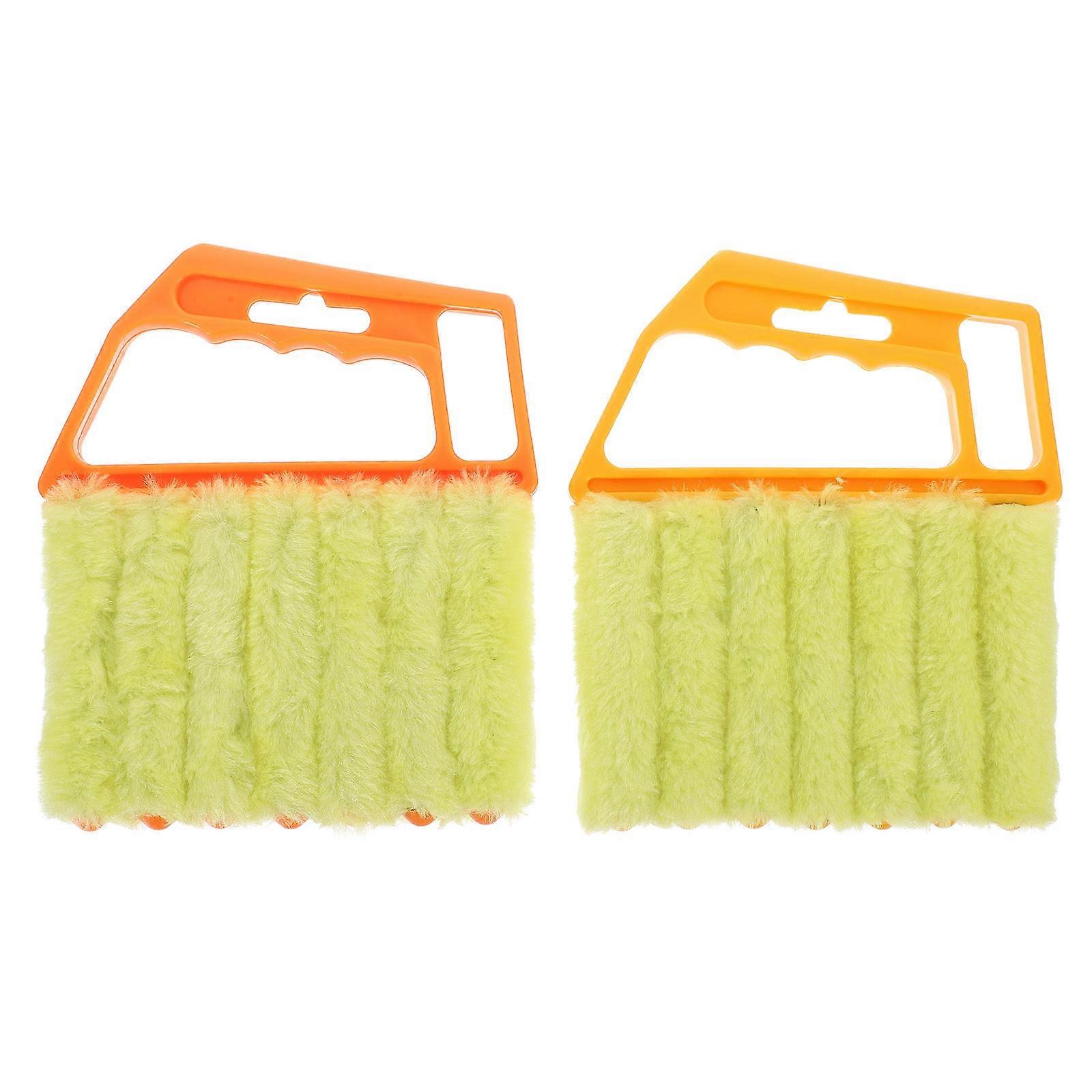 Window Shutter Cleaning Brush Set – Lightweight Removable Head Blinds Brush for Windows, Showers & Air Conditioners – Reusable Home & Office Cleaning