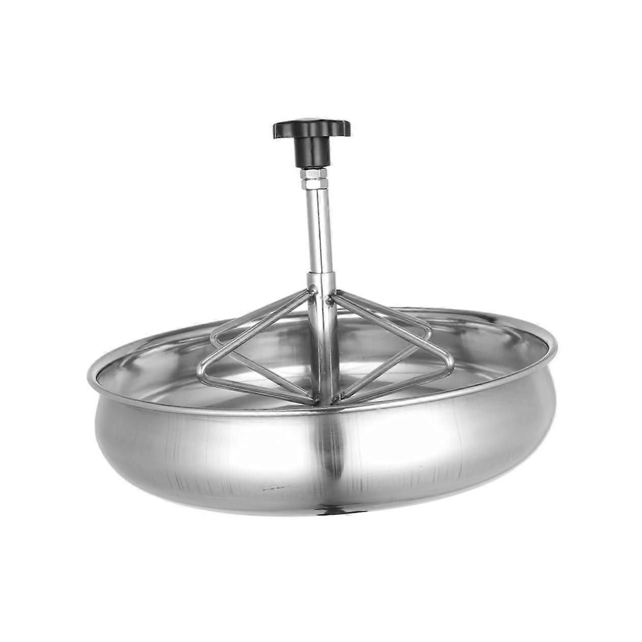 Pig Trough Dog Fountain Stainless Steel Water Dispenser for Dogs and Chicken Feed, Slow Supply, Rustproof, 2L