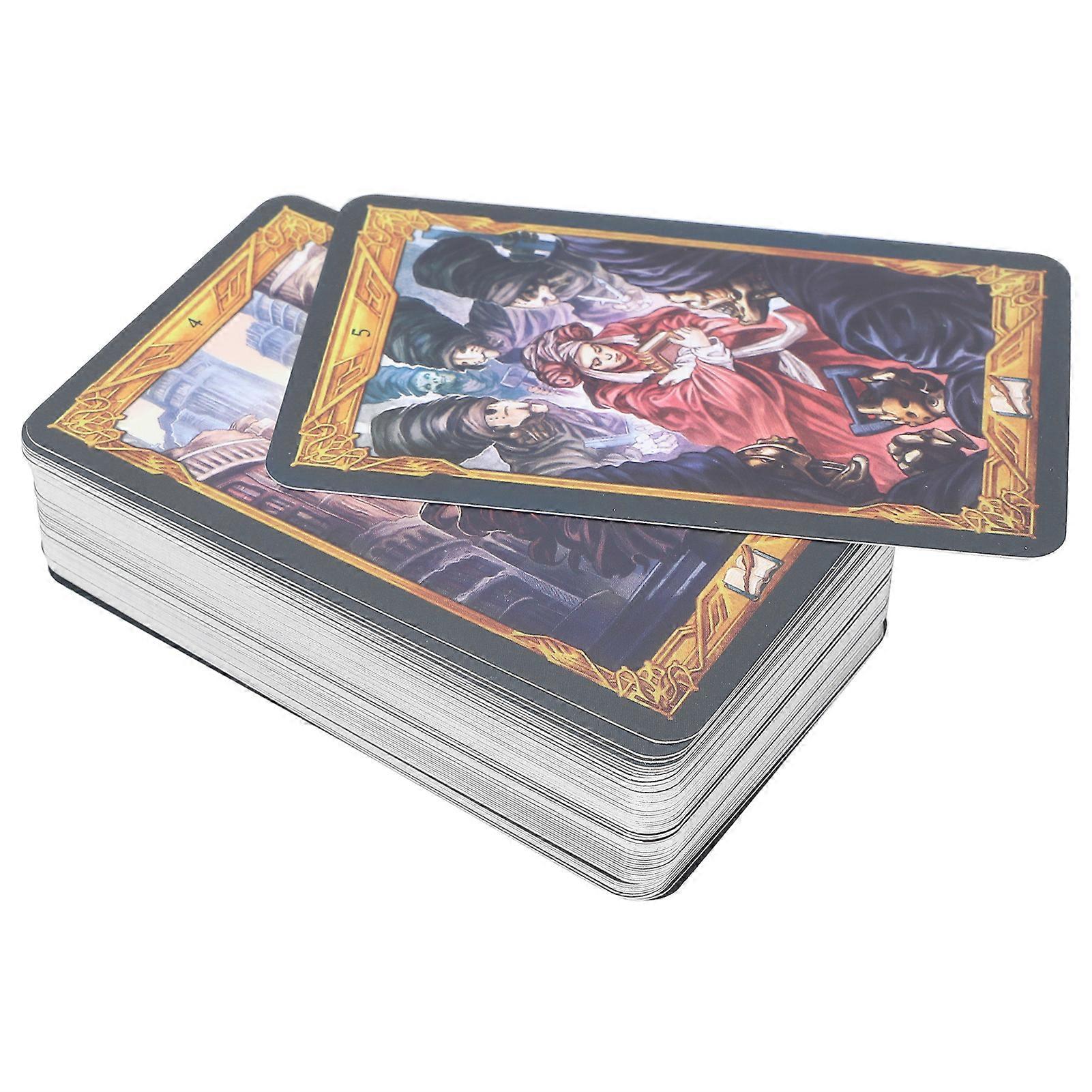 English Language Version Paper Tarot Cards Divination Playing Cards Interaction Board Game Card