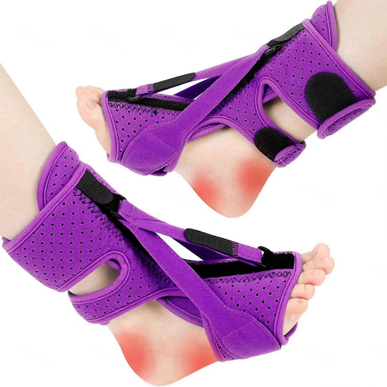 Plantar Fasciitis Relief Night Splint, Improved Orthopaedic Foot Drop Orthosis, Unisex Ankle Orthosis, Adjustable Night Splint, Model C