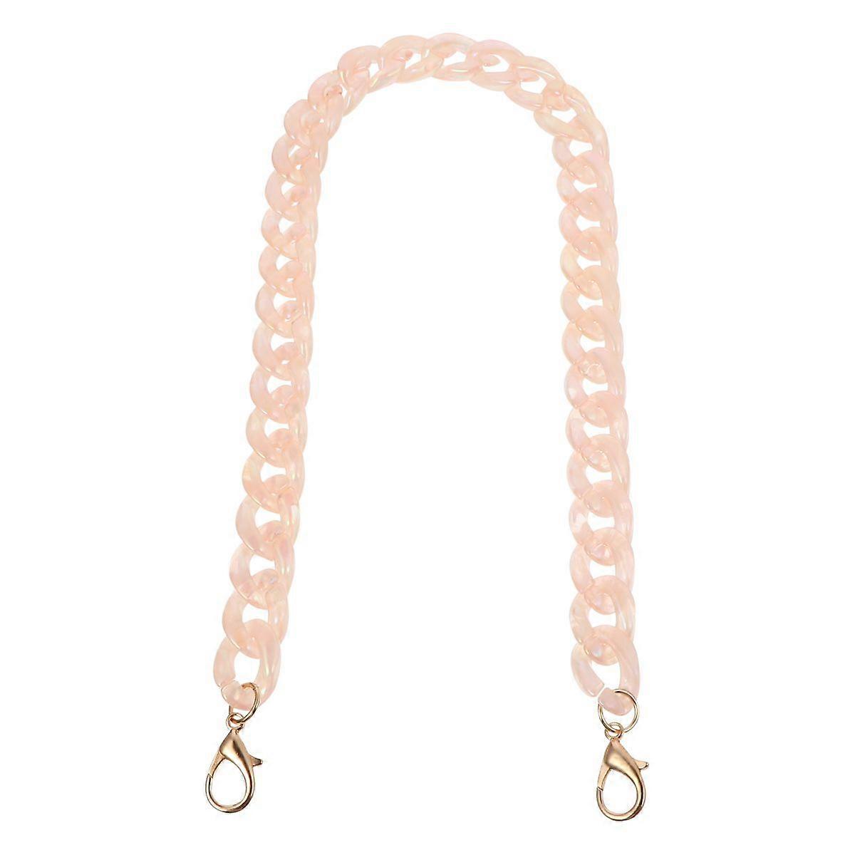 1Pc Versatile Chic Bag Chain Rainbow Fish Bone Chain Jewelry Bag Shoulder Strap