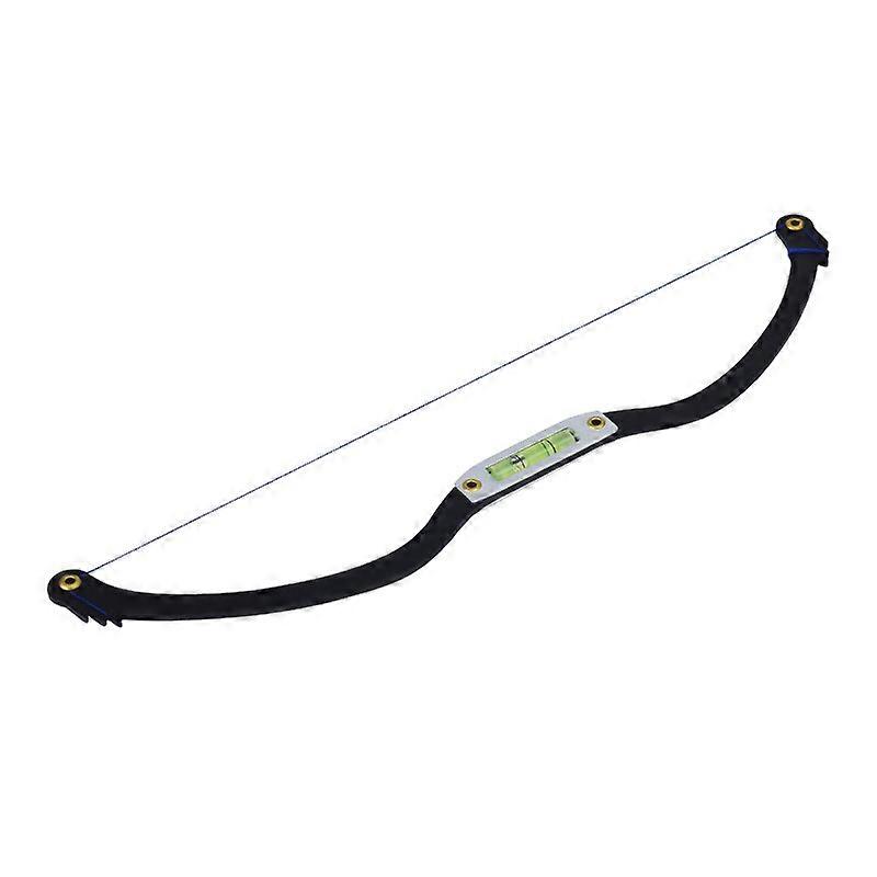 Eyebrow Ruler Bow Tool Bubble Leveler Positioning nce Thread Eyebrow Mapping Ruler Bow for Makeup Black