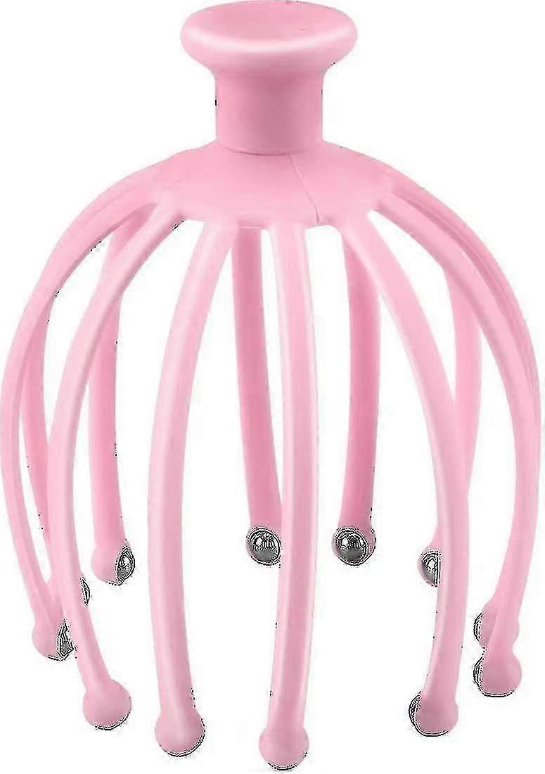 Deep Relaxation Massage Scratcher & Stress Relief Massager (1pc, Pink) - Bend Head Design for Ultimate Comfort & Tension Release