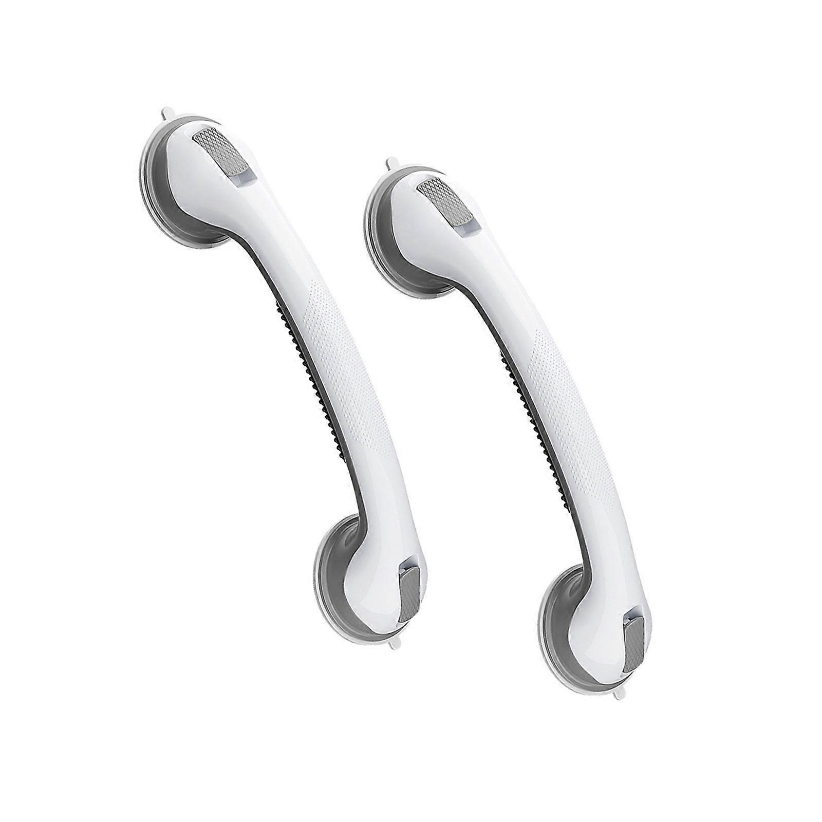 ABS Bathroom Grab Bar with Suctions Cups Not Slip Texture Elderly Safety Rail Upgrades for Wet Areas Quick Setups Designs Multicolor