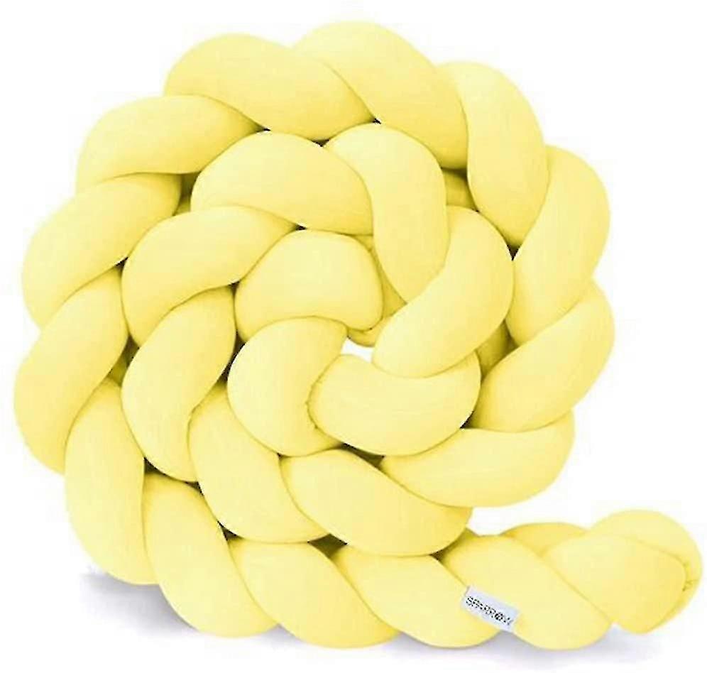 Handmade Braided Cushion in Solid Colours - Soft Knot Design
